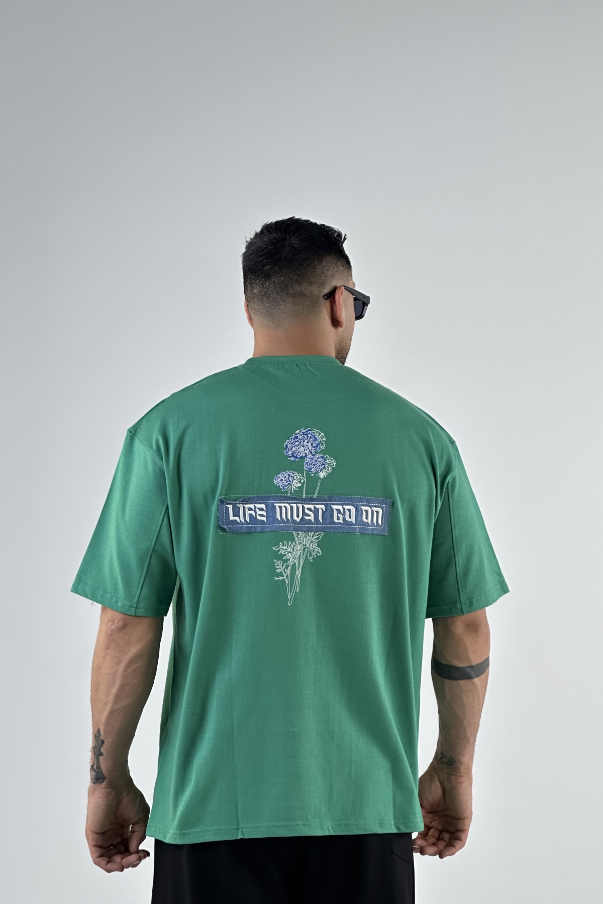 تیشرت چاپ و گلدوزی طرح چینی  (8170)