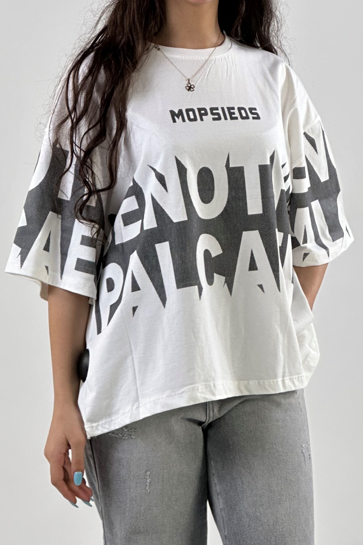 تیشرت چاپ MOPSIEOS پنبه  (8024)