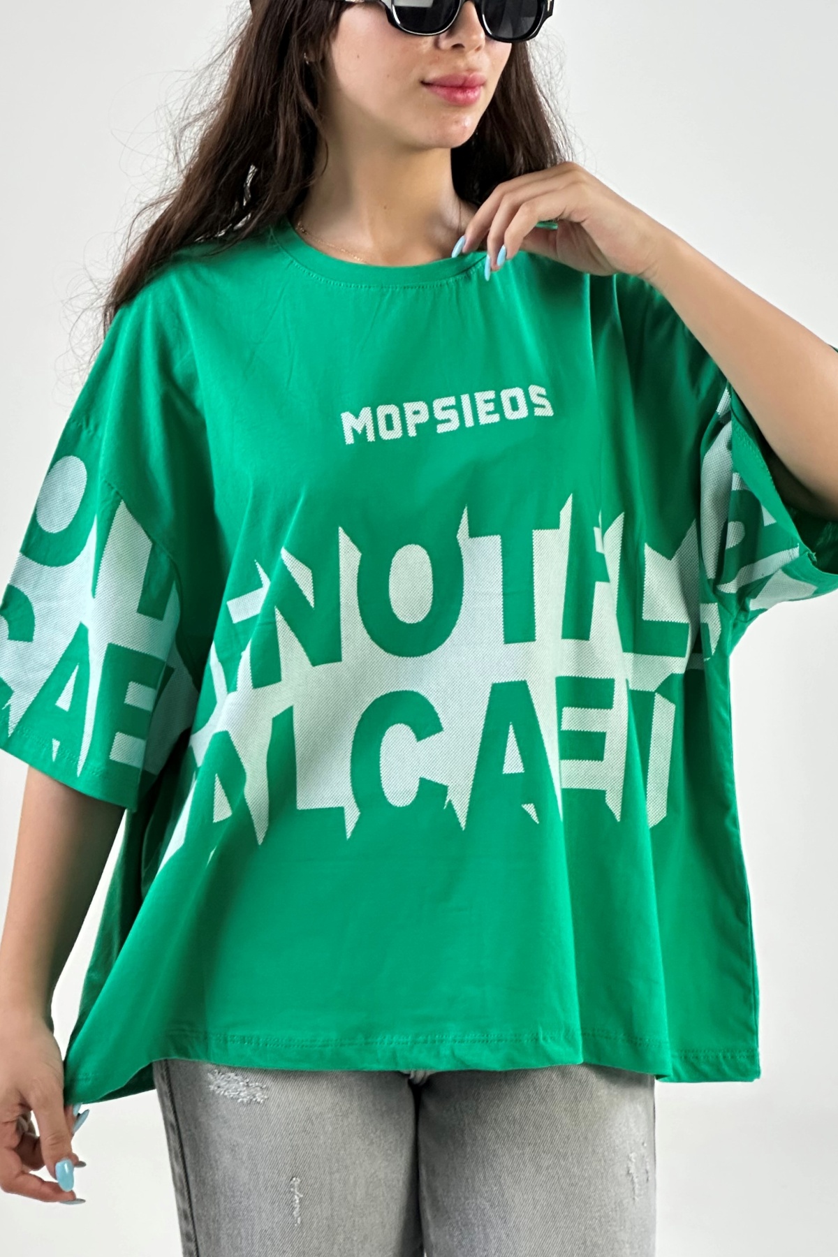 تیشرت چاپ MOPSIEOS پنبه  (8024)