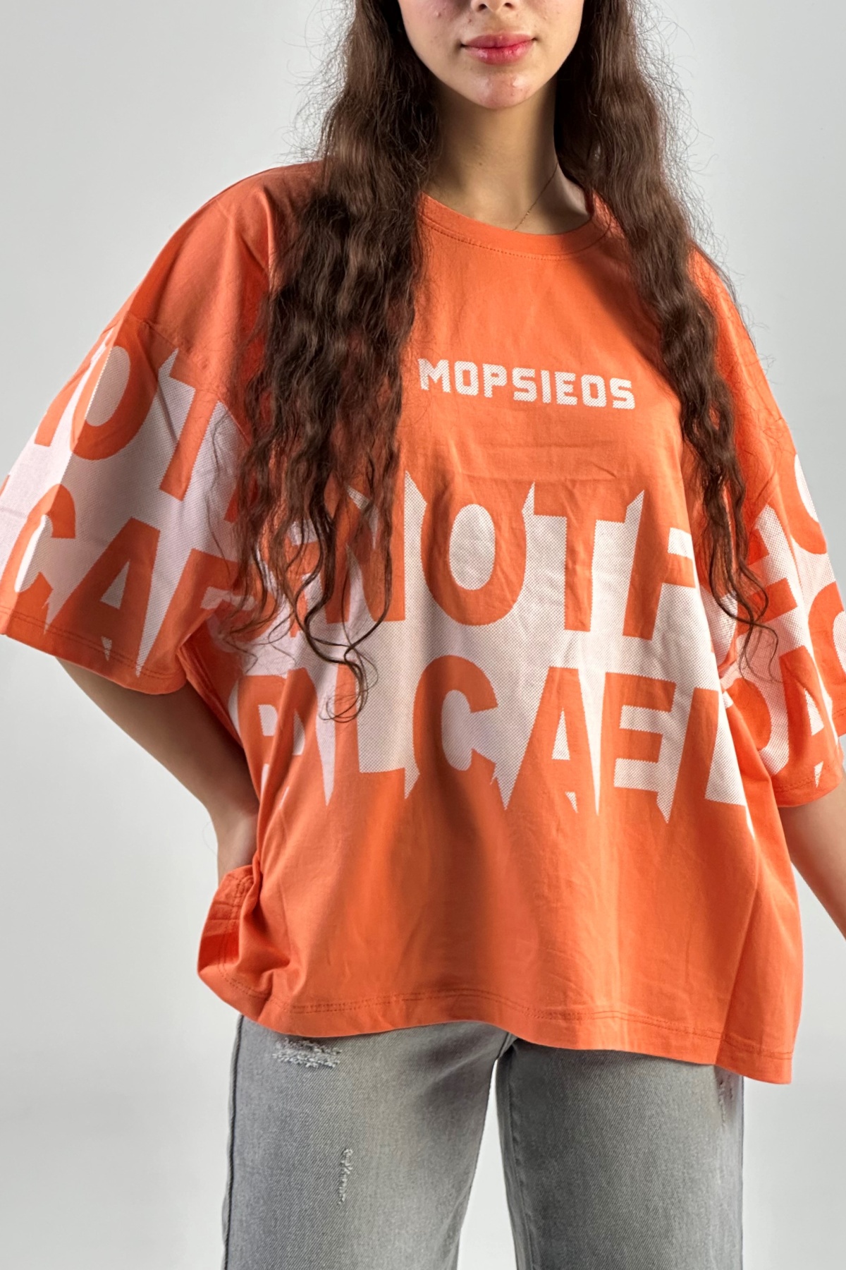 تیشرت چاپ MOPSIEOS پنبه  (8024)