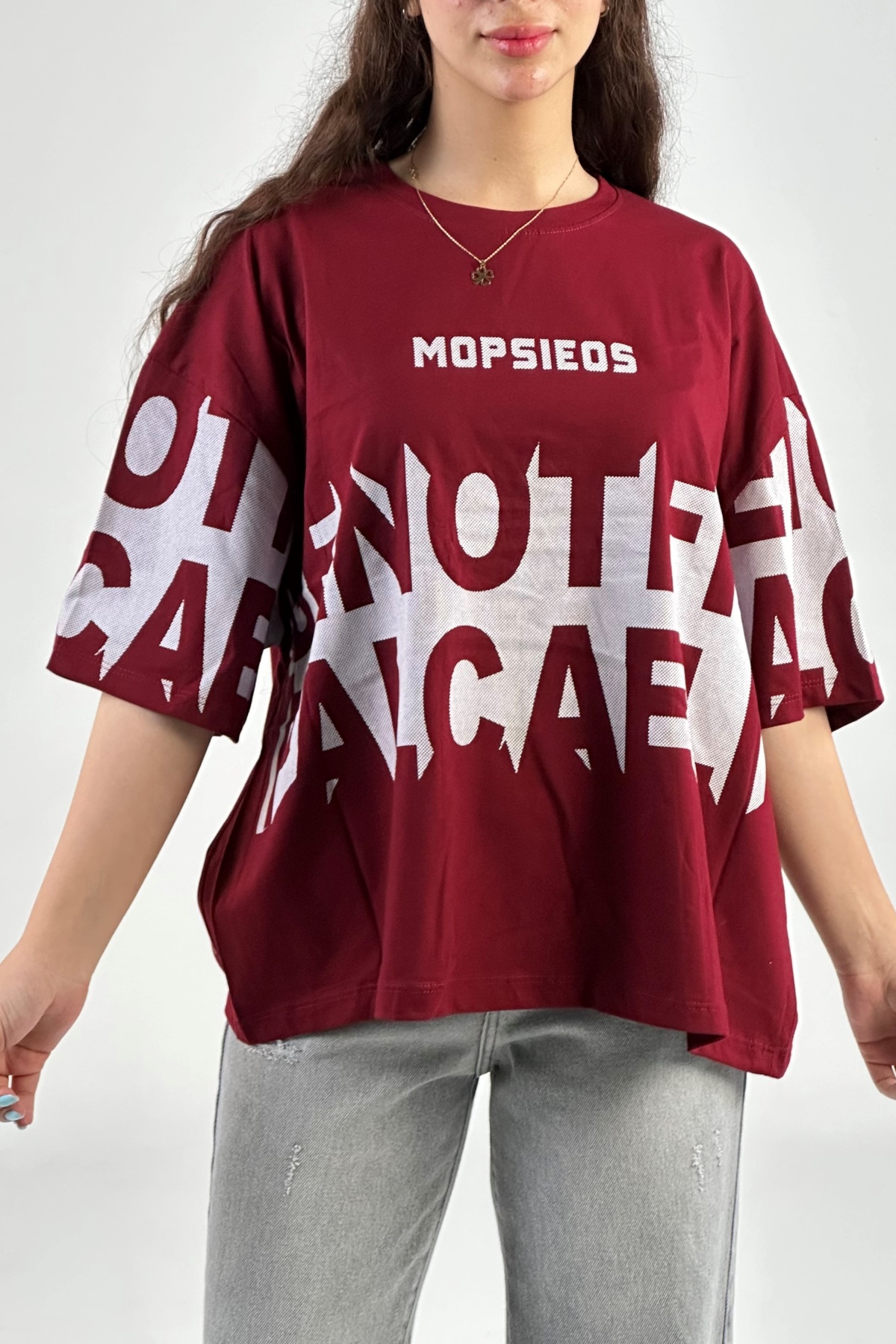 تیشرت چاپ MOPSIEOS پنبه  (8024)