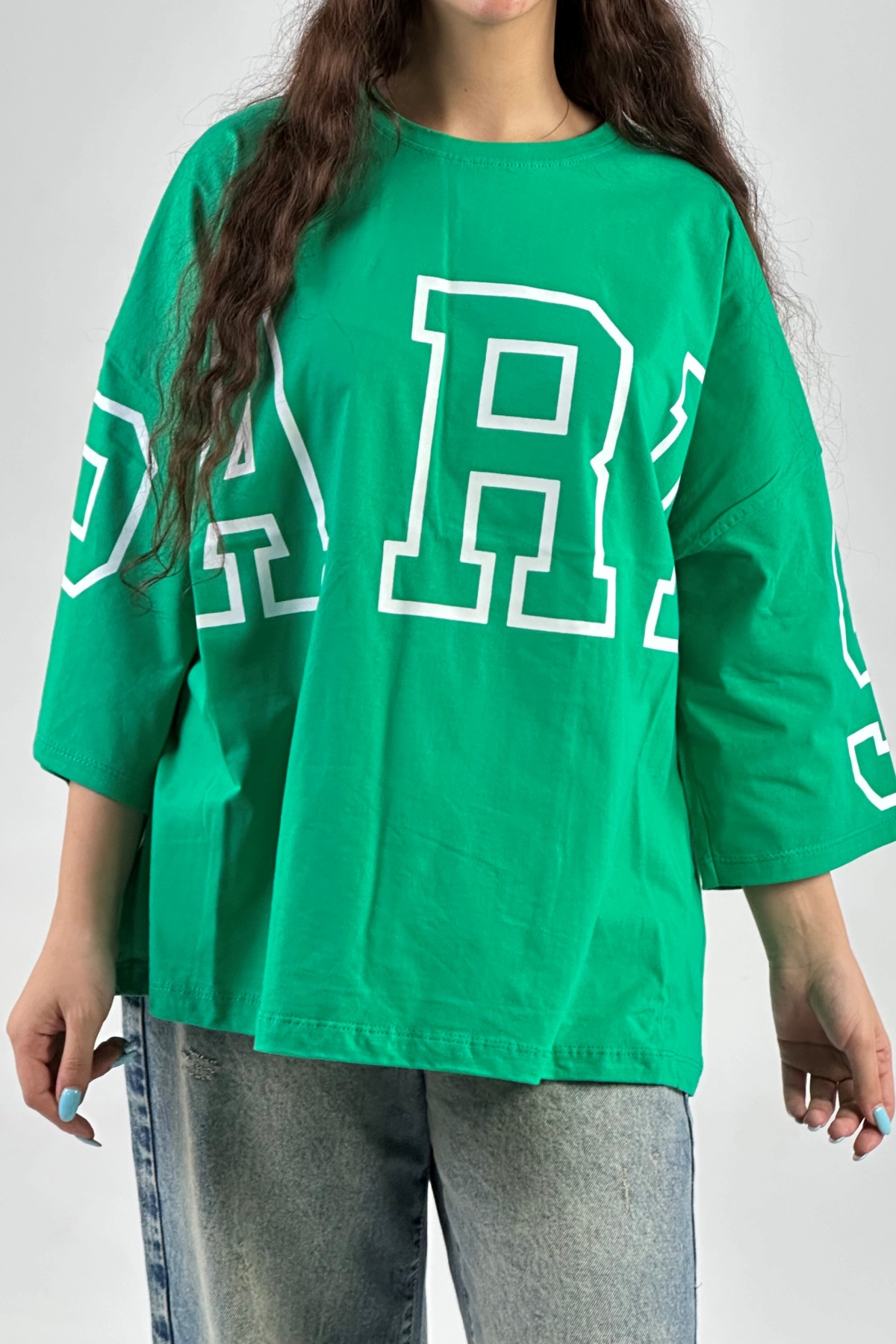 تیشرت باکسی PARIS پنبه (8022)