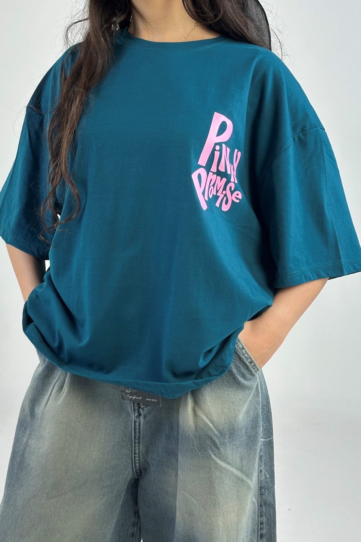 تیشرت چاپ PINKY پنبه (8024)