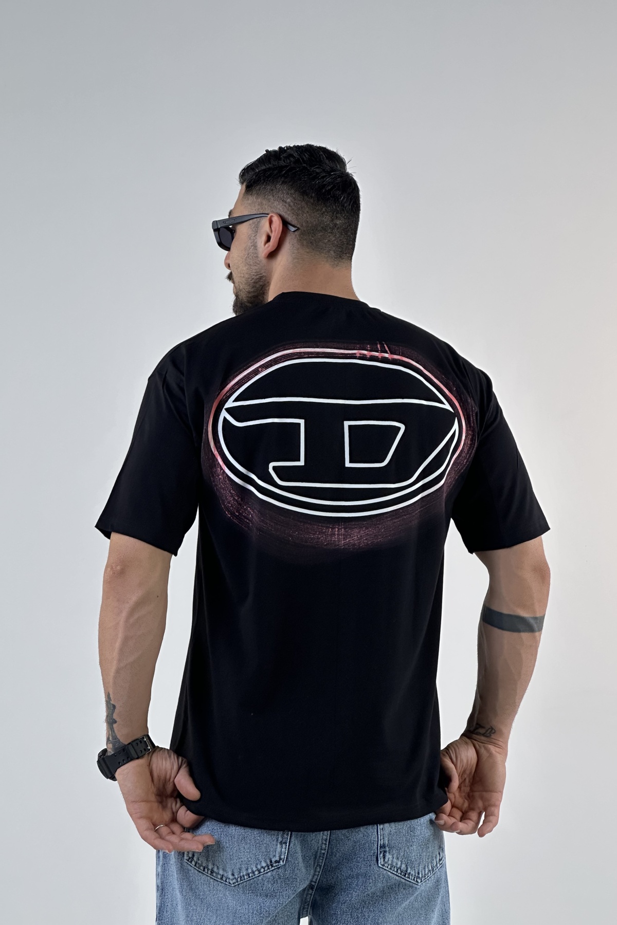 تیشرت چاپ DENIM پنبه (8081)