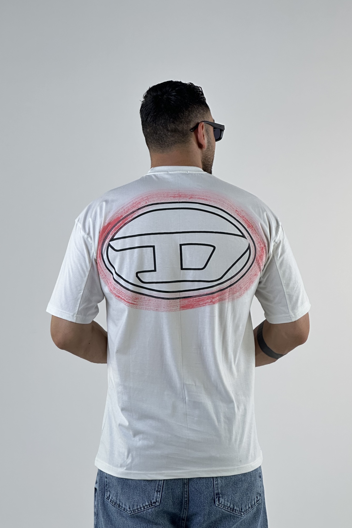 تیشرت چاپ DENIM پنبه (8081)