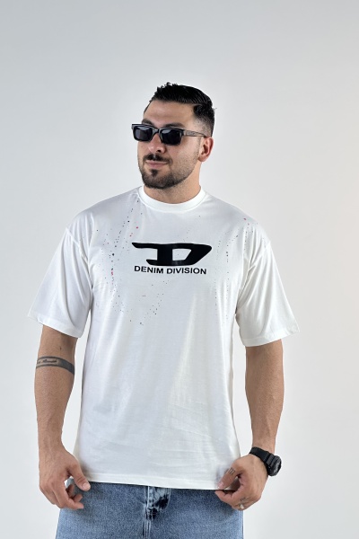 تیشرت چاپ DENIM پنبه (8081)