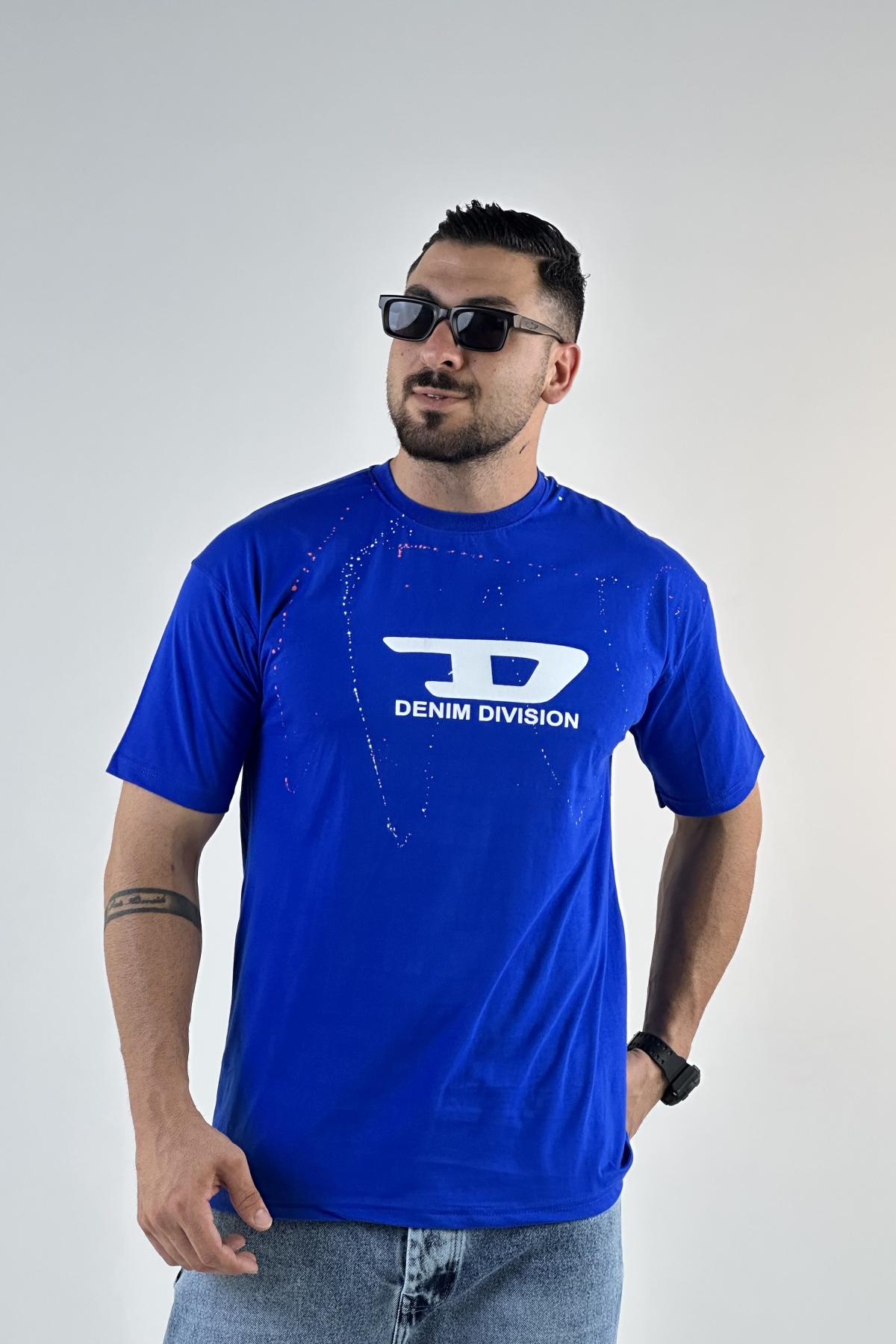 تیشرت چاپ DENIM پنبه (8081)