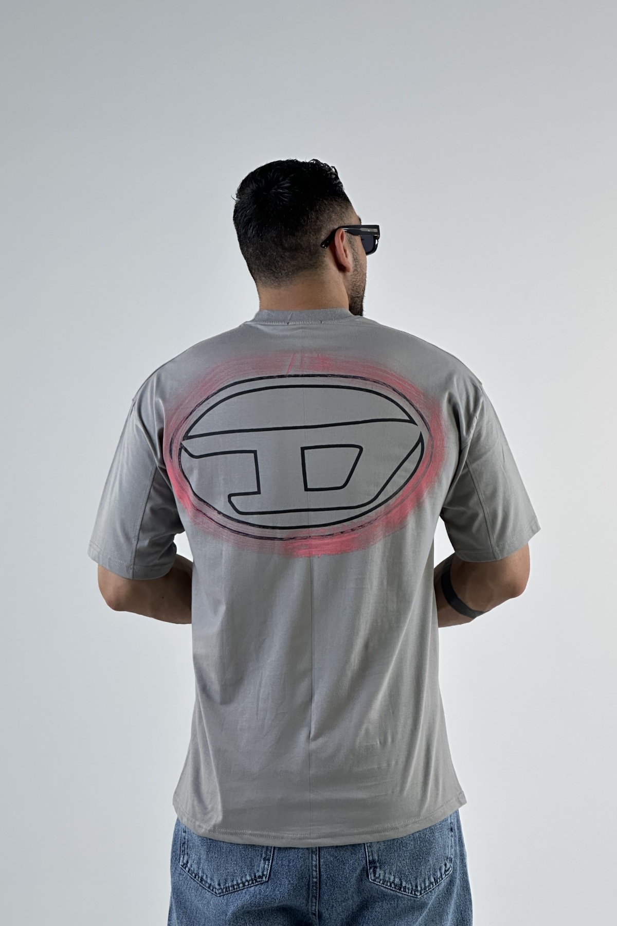 تیشرت چاپ DENIM پنبه (8081)