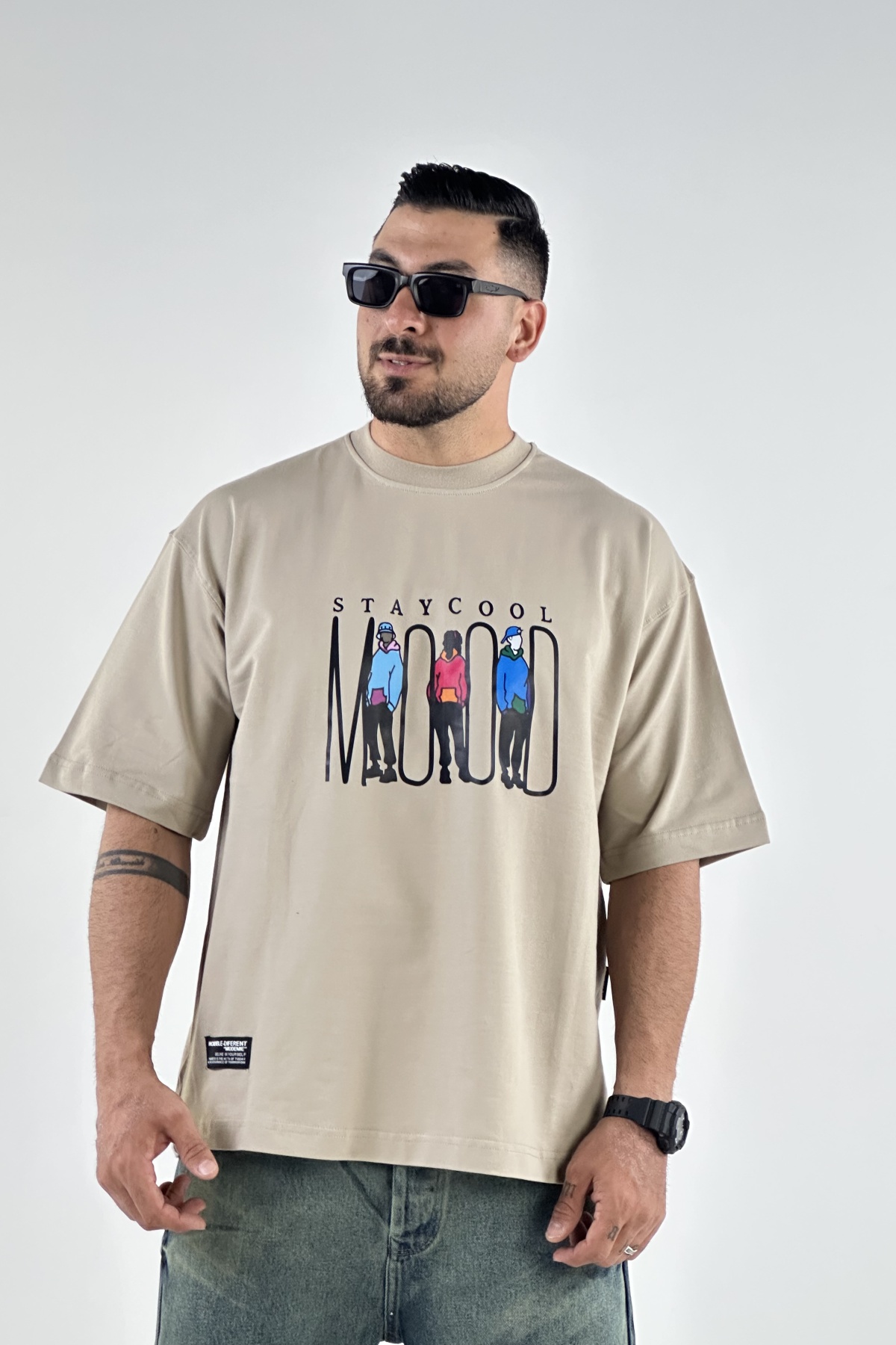 تیشرت چاپ MOOD دونخ  (8309)