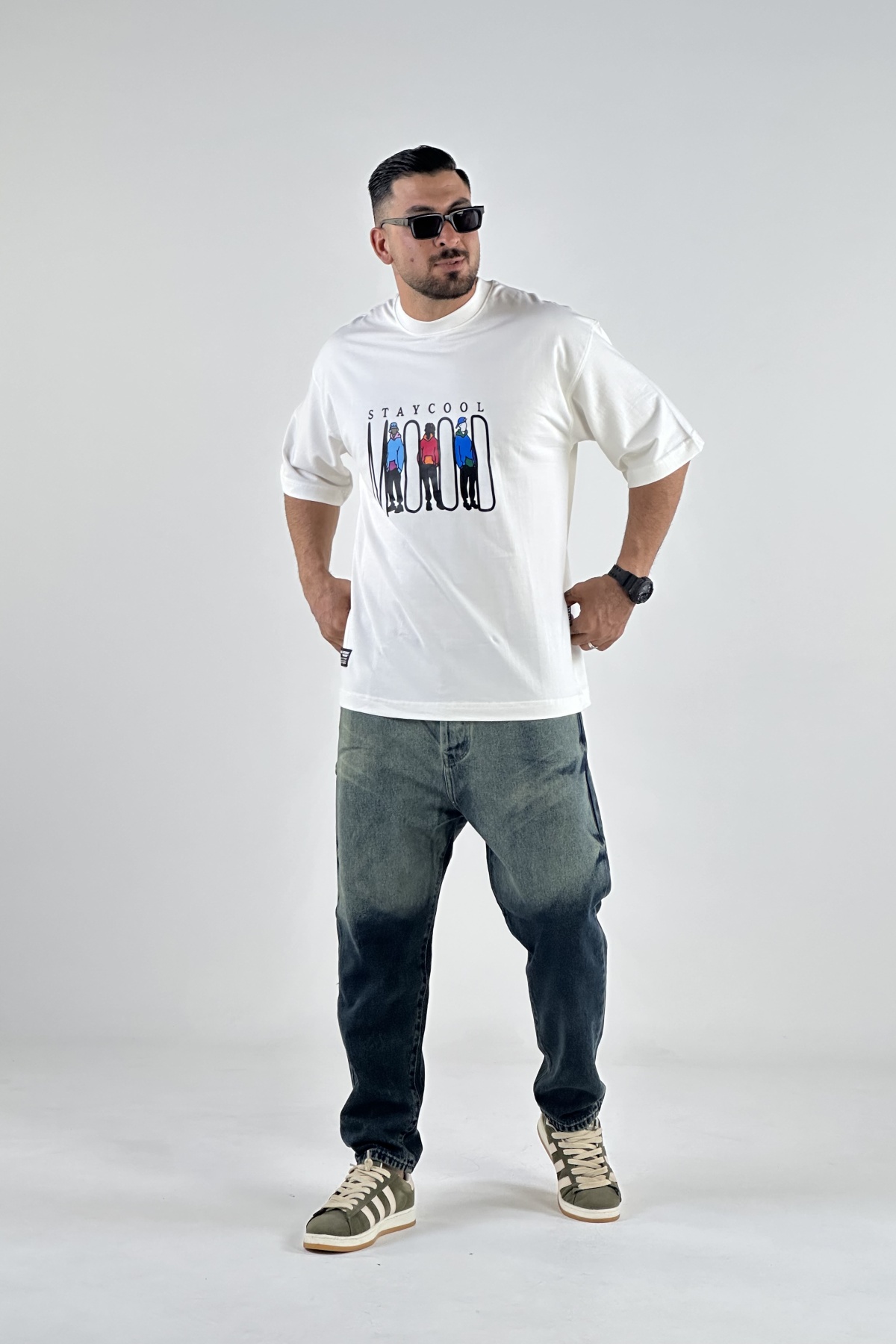 تیشرت چاپ MOOD دونخ  (8309)