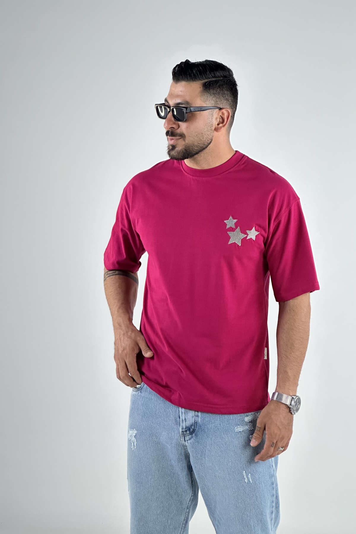 تیشرت گلدوزی ستاره  (8267)