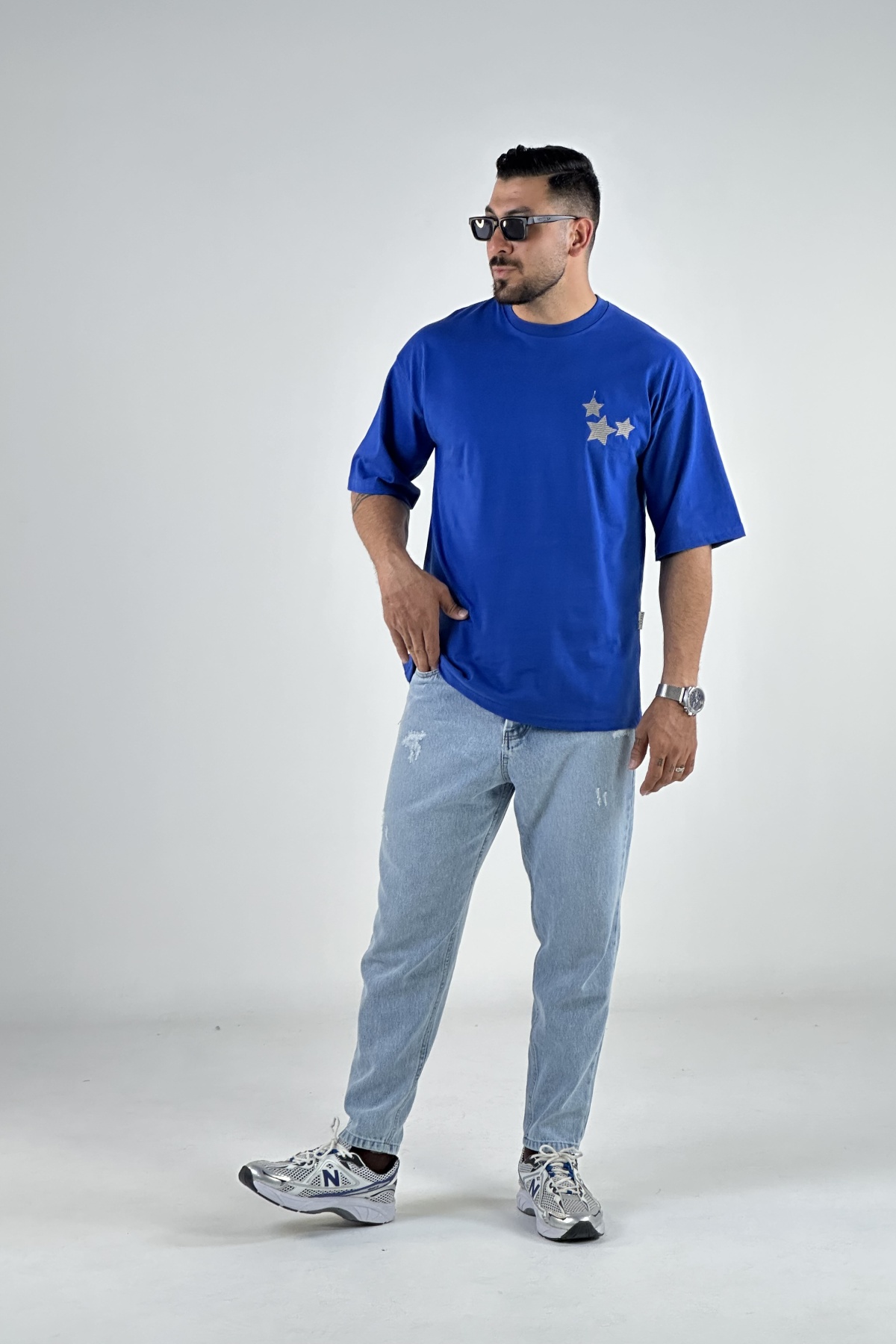 تیشرت گلدوزی ستاره  (8267)