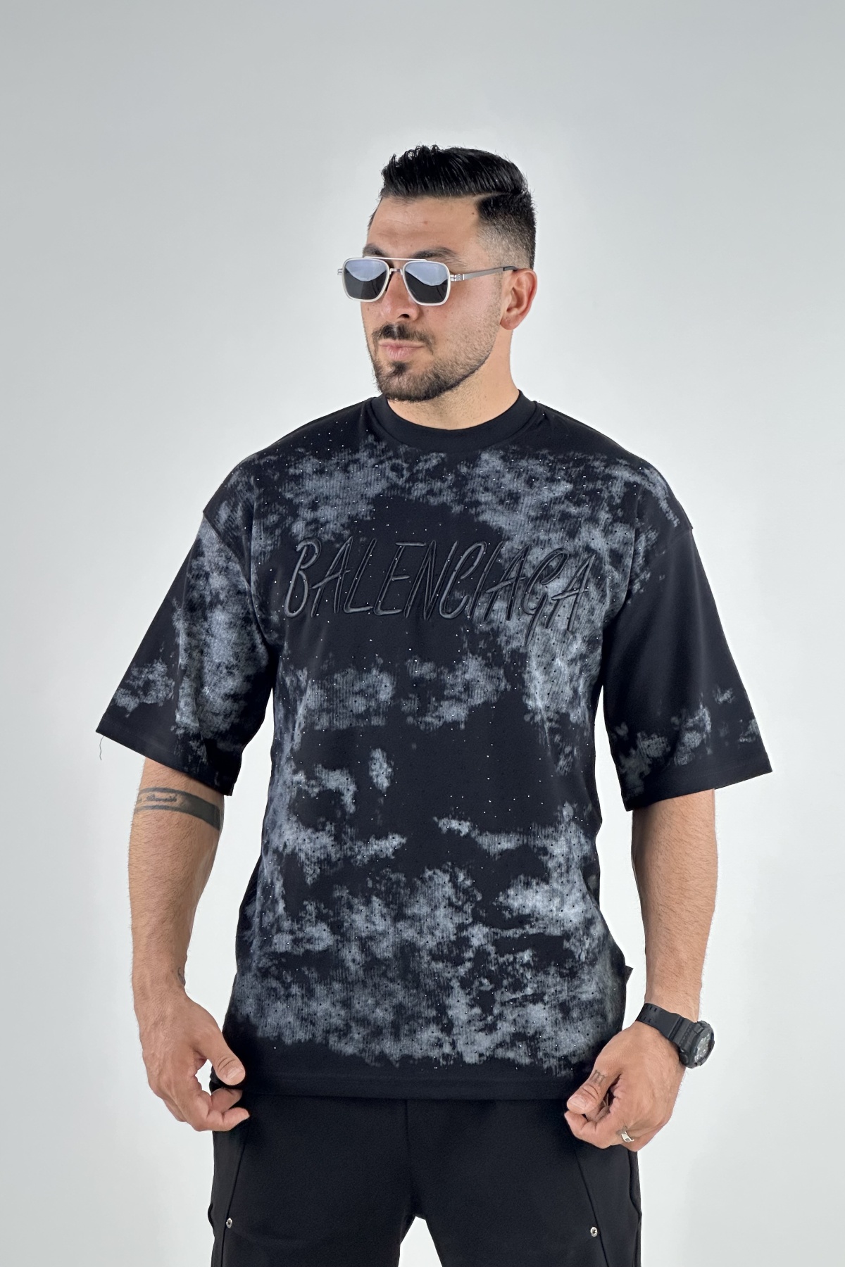 تیشرت گلدوزی BALENCIAGA ماکان (8264)