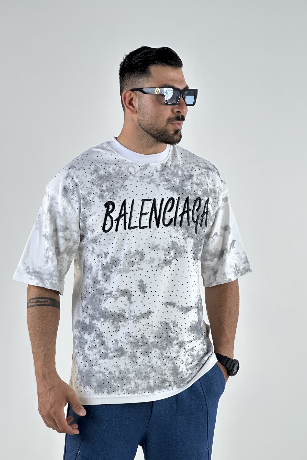 تیشرت گلدوزی BALENCIAGA ماکان (8264)