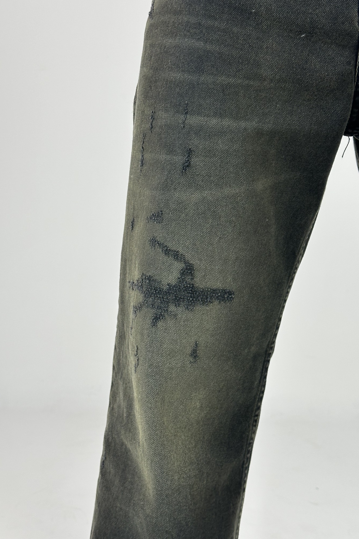 شلوار جین بگ سبز (8470)