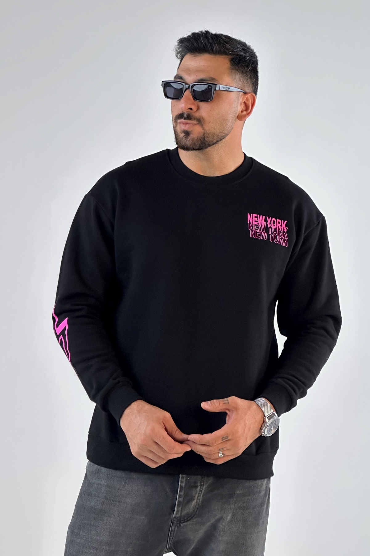 دورس چاپ NEW YORK سه نخ (8535)