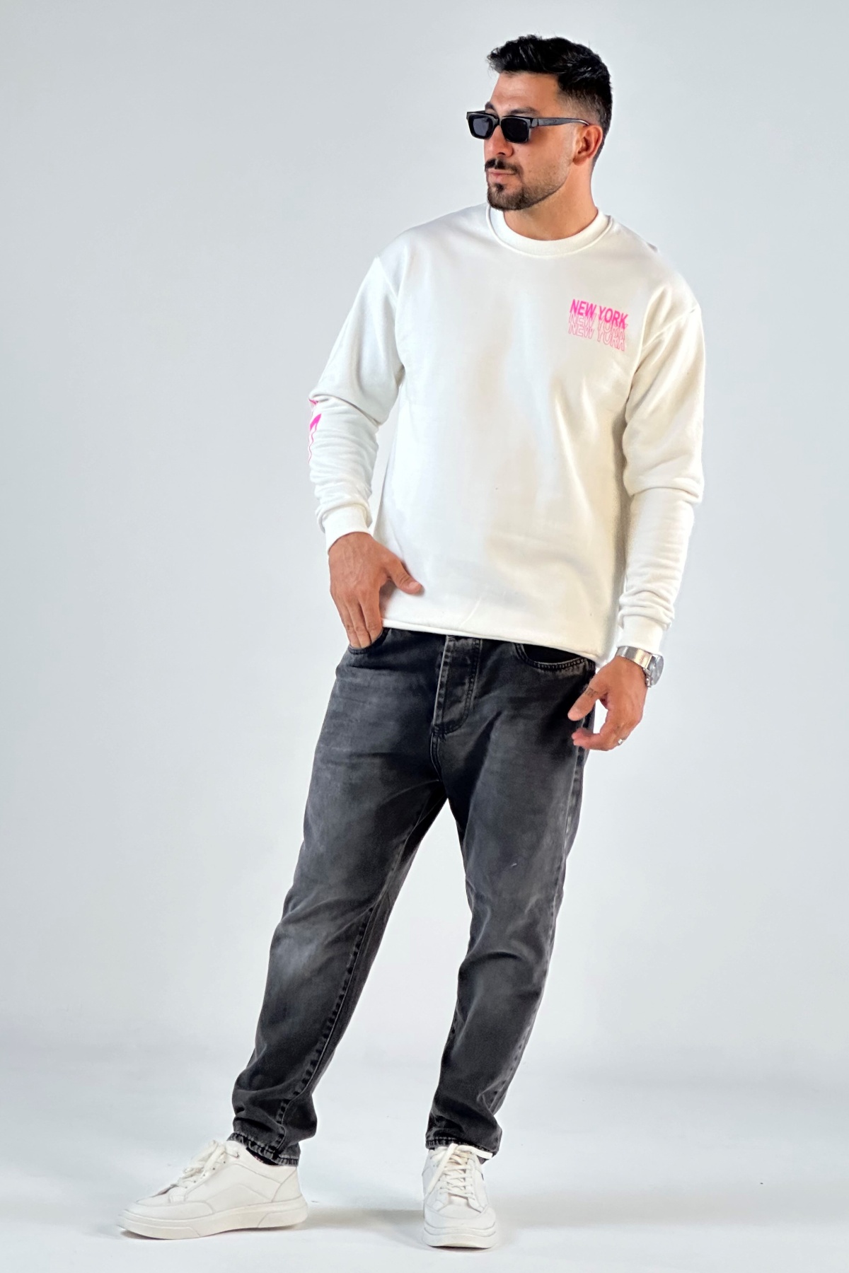 دورس چاپ NEW YORK سه نخ (8535)