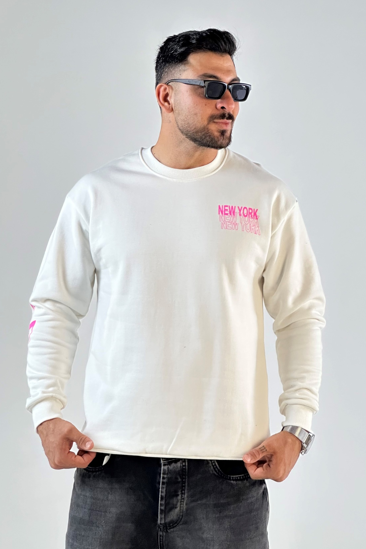 دورس چاپ NEW YORK سه نخ (8535)