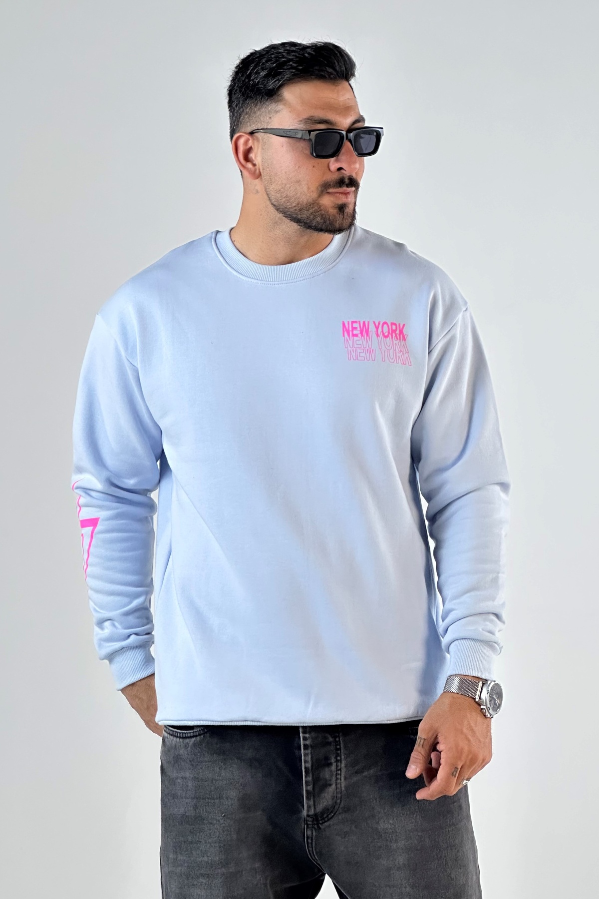 دورس چاپ NEW YORK سه نخ (8535)