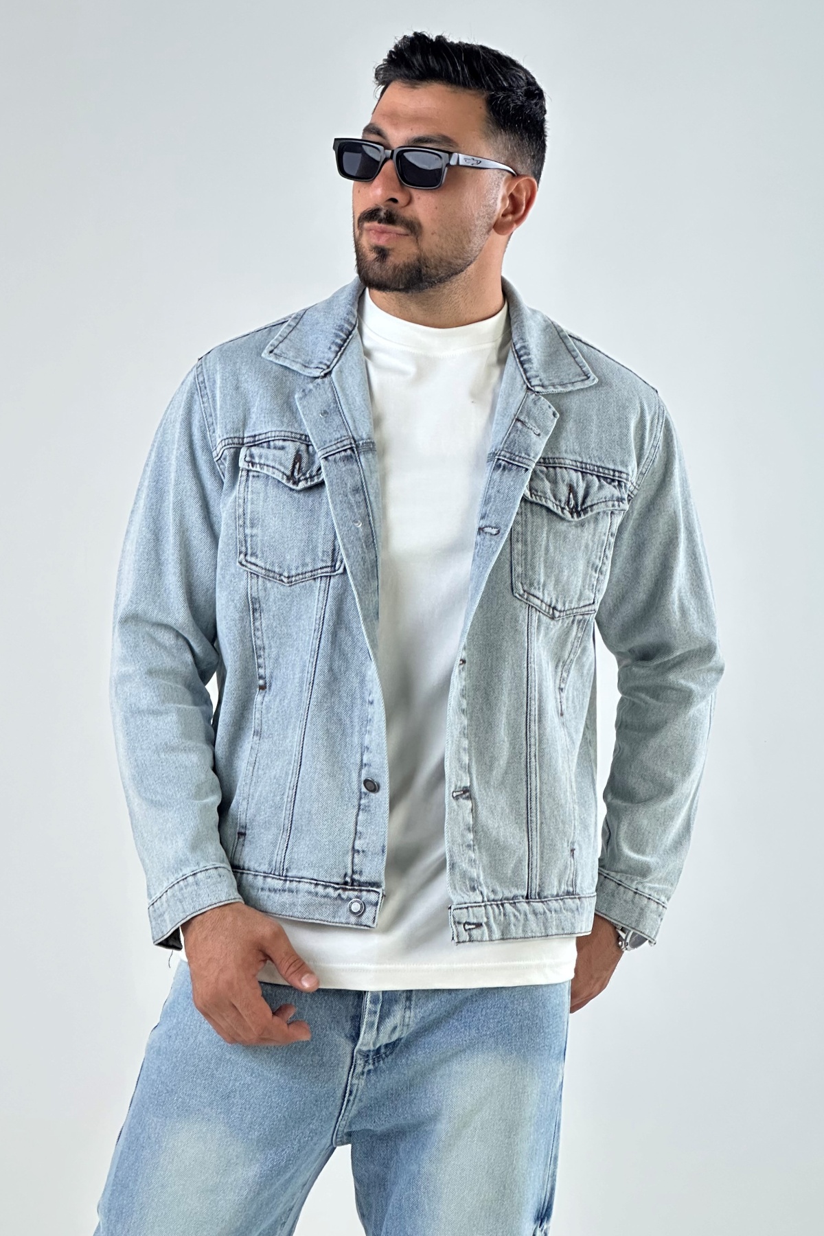 کت جین 4 جیب  (8492)