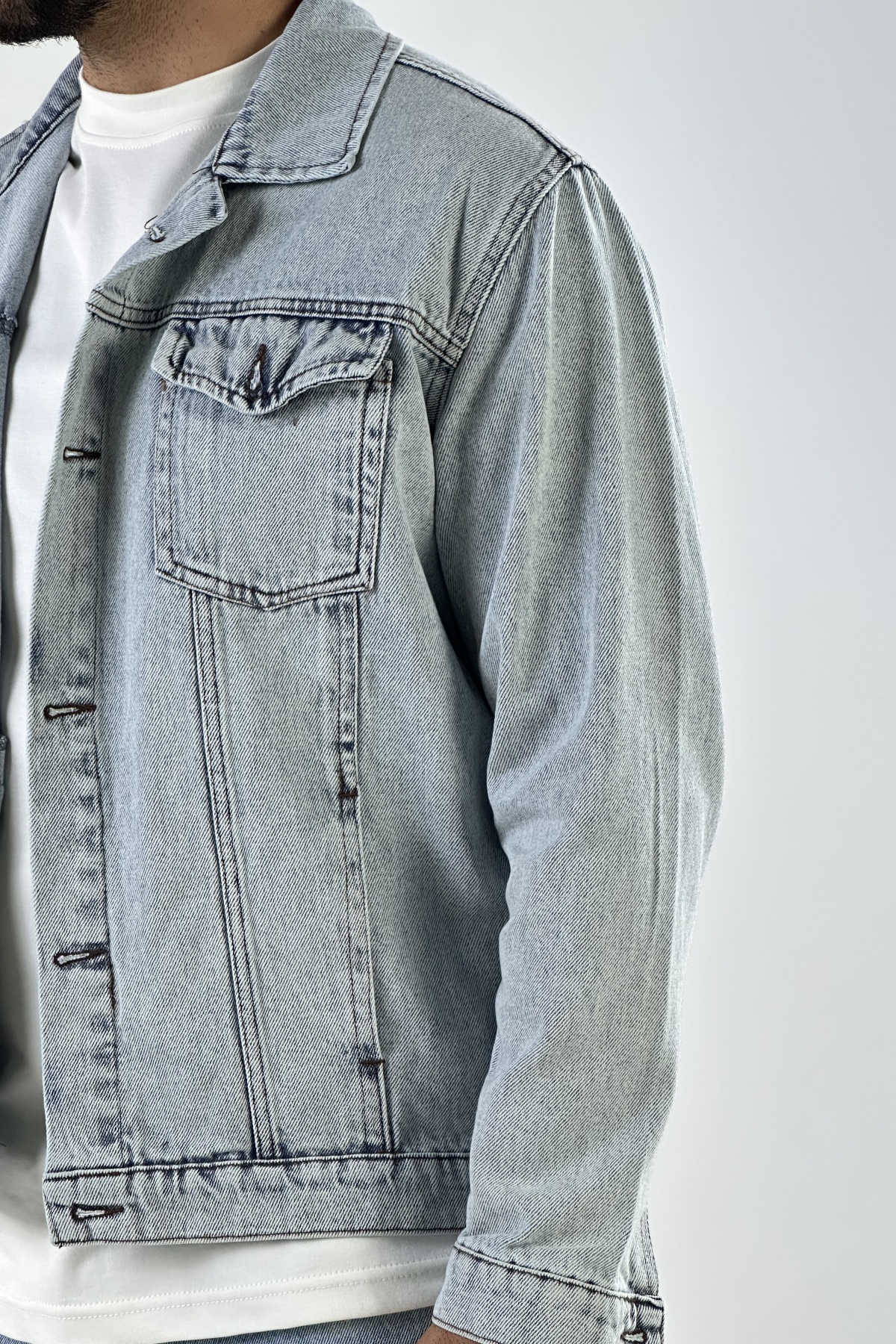 کت جین 4 جیب  (8492)