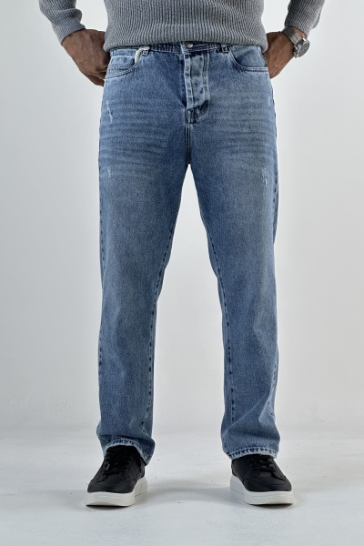 شلوار بگ آبی  (8599)