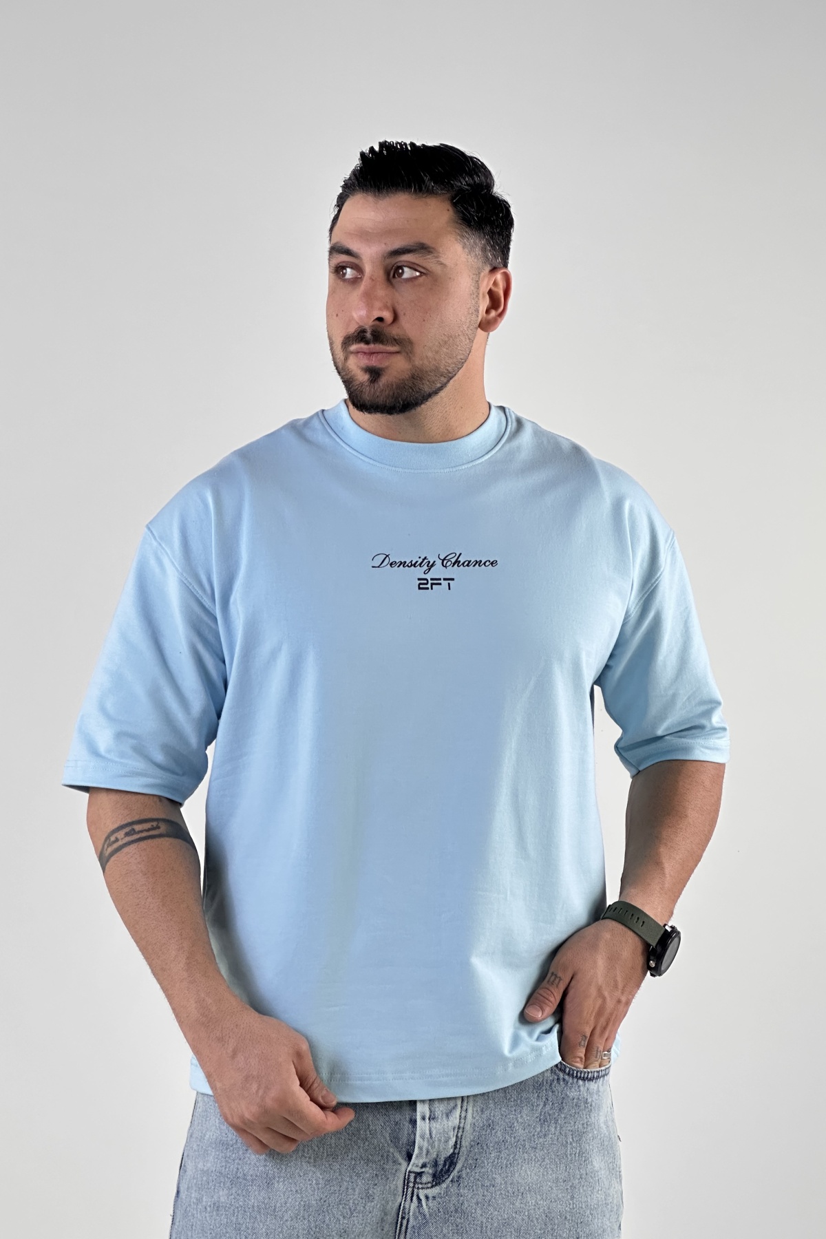 تیشرت چاپ 2FT  دو نخ (9506)