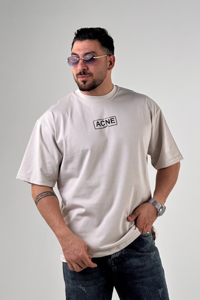 تیشرت چاپ ACNE پنبه (9455)