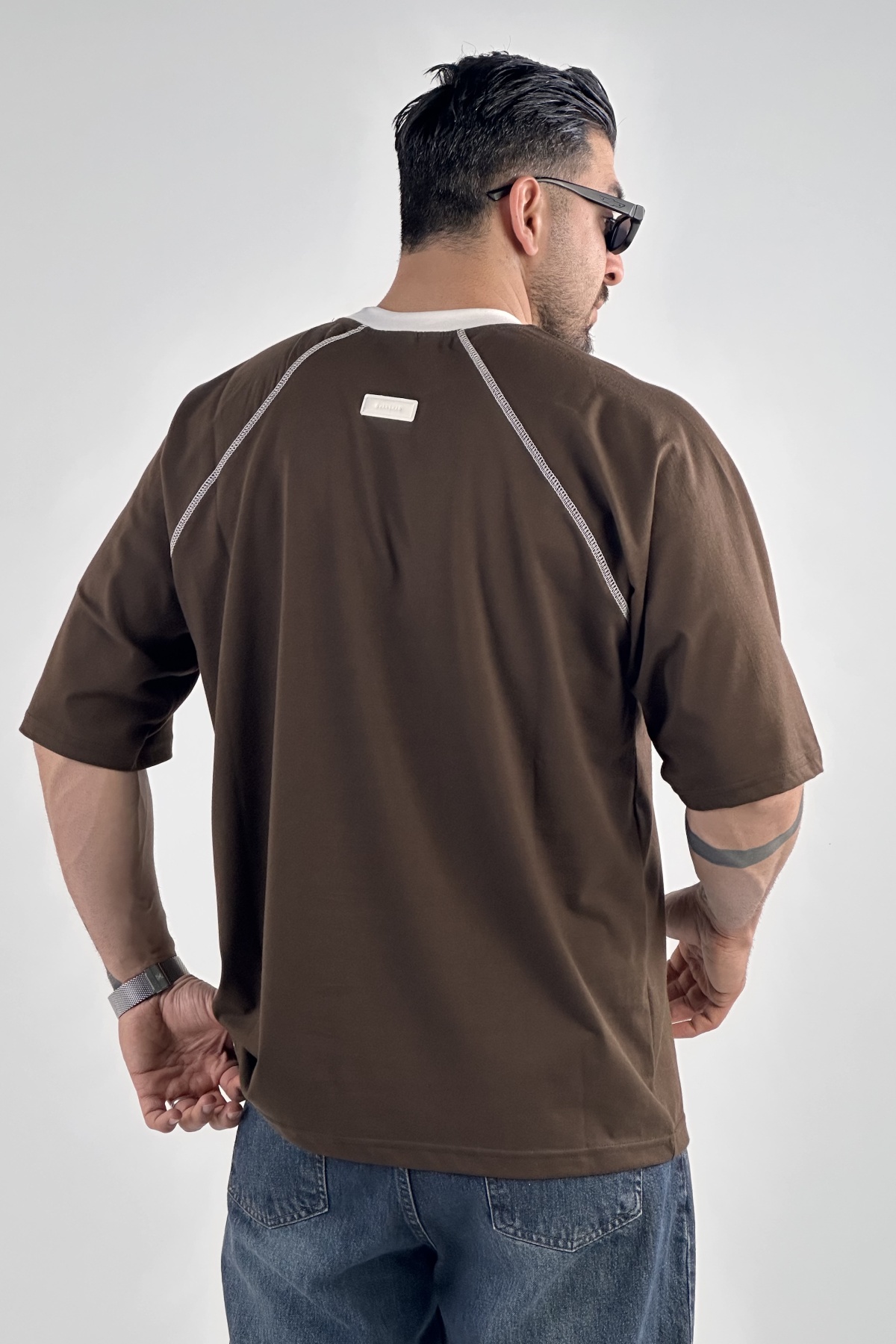 تیشرت چاپ BASKETBALL پنبه (9457)