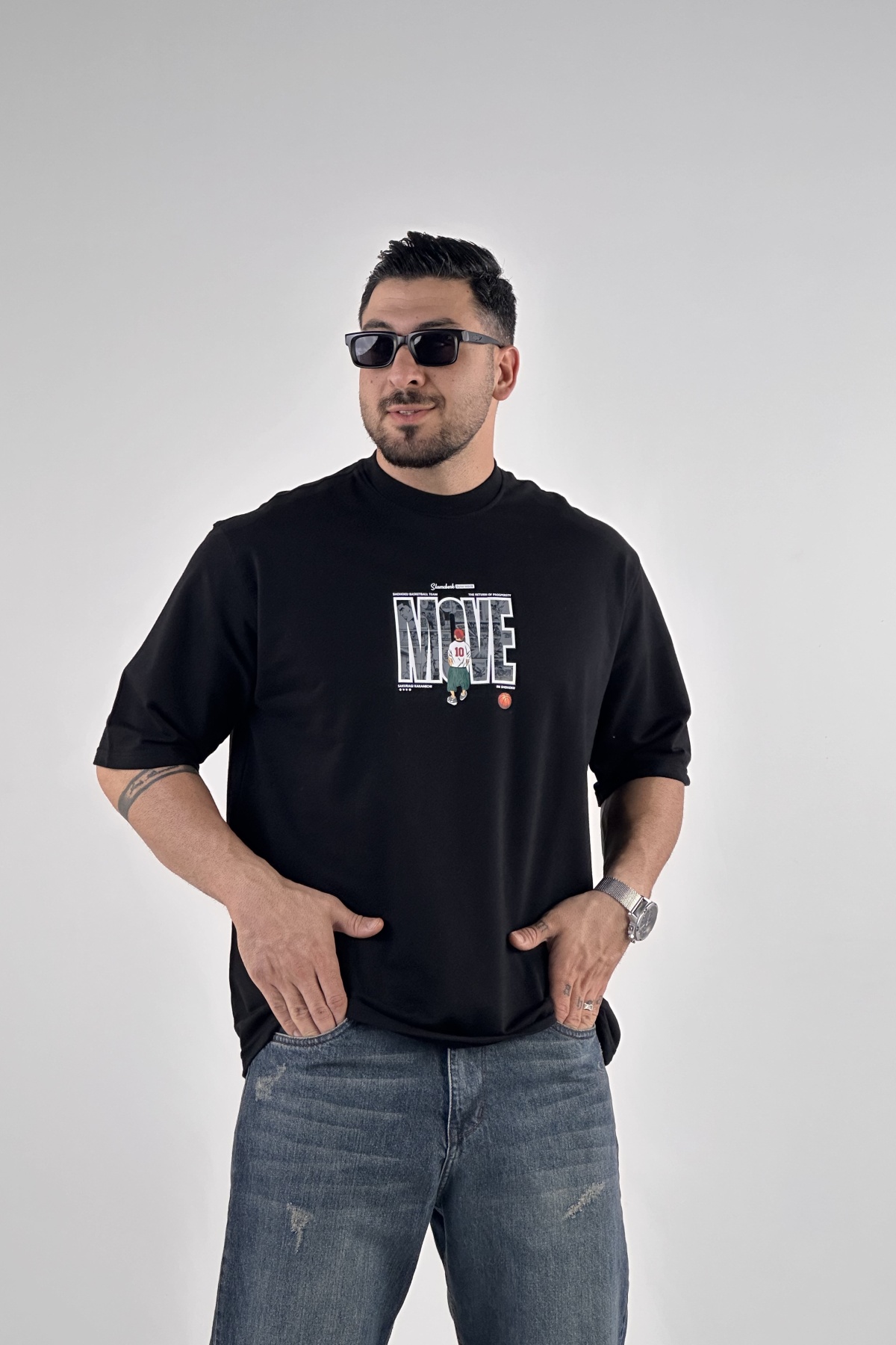 تیشرت چاپ MOVE دونخ  (9511)