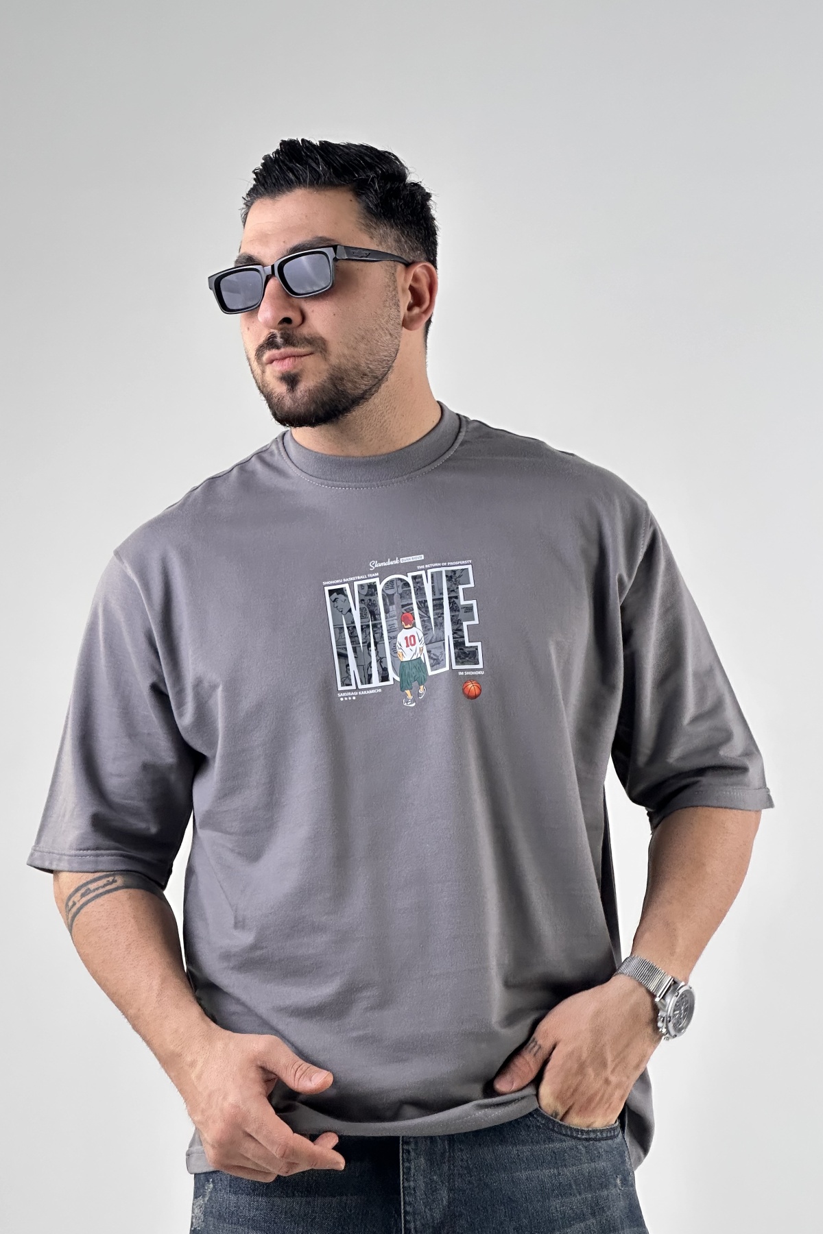 تیشرت چاپ MOVE دونخ  (9511)