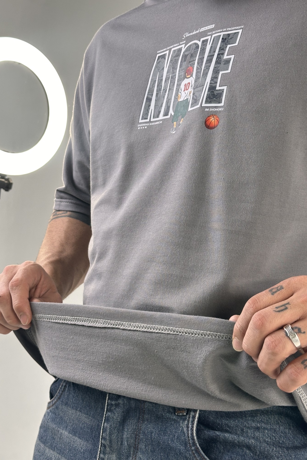 تیشرت چاپ MOVE دونخ  (9511)