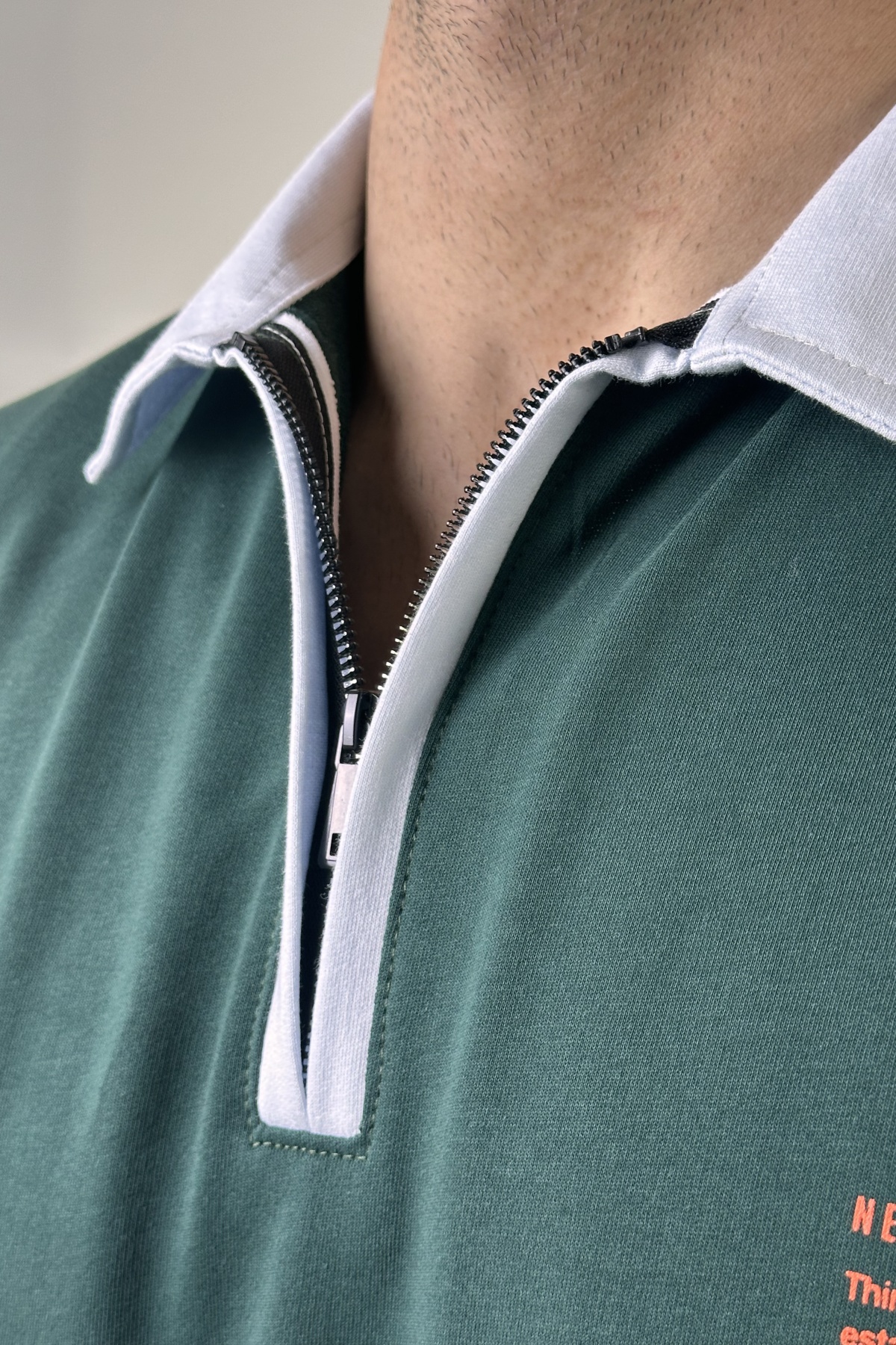 تیشرت نیم زیپ  (9500)