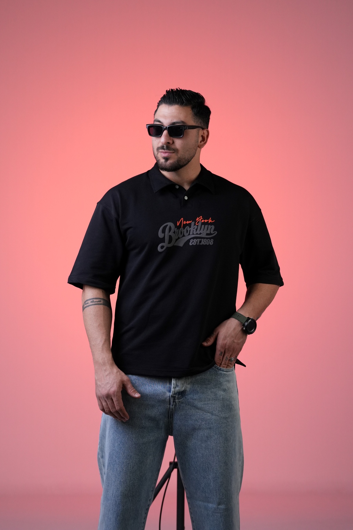 تیشرت یقه دار  (9501)