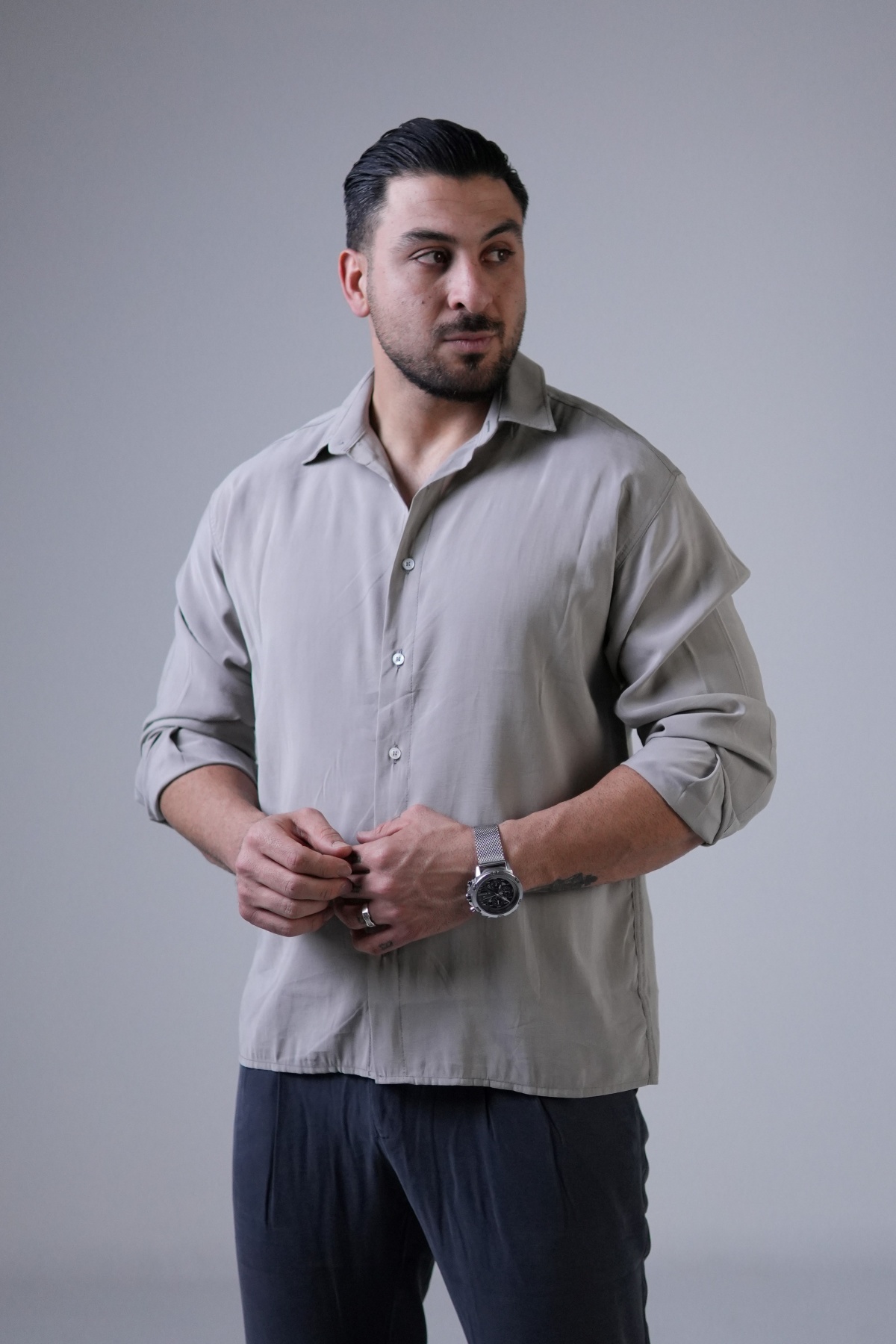 پیراهن آستین بلند پِری (9509)