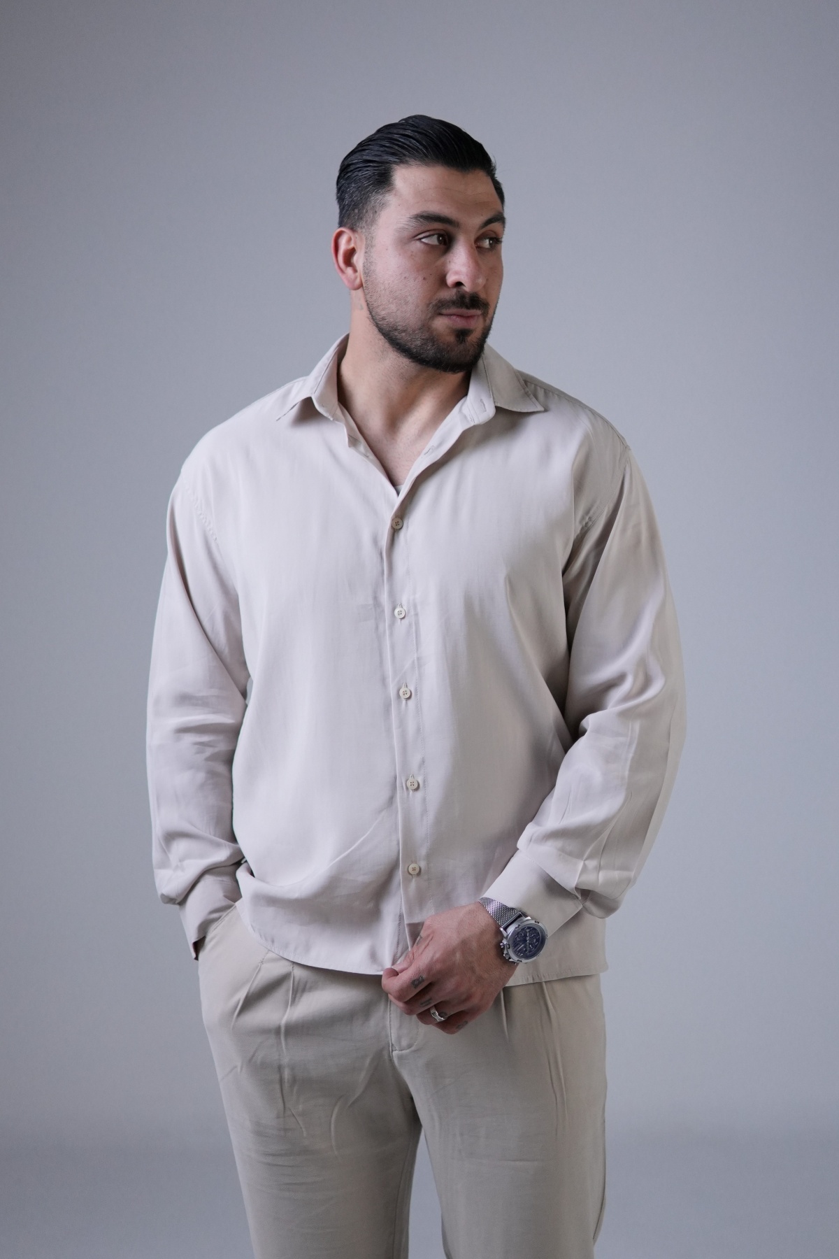 پیراهن آستین بلند پِری (9509)