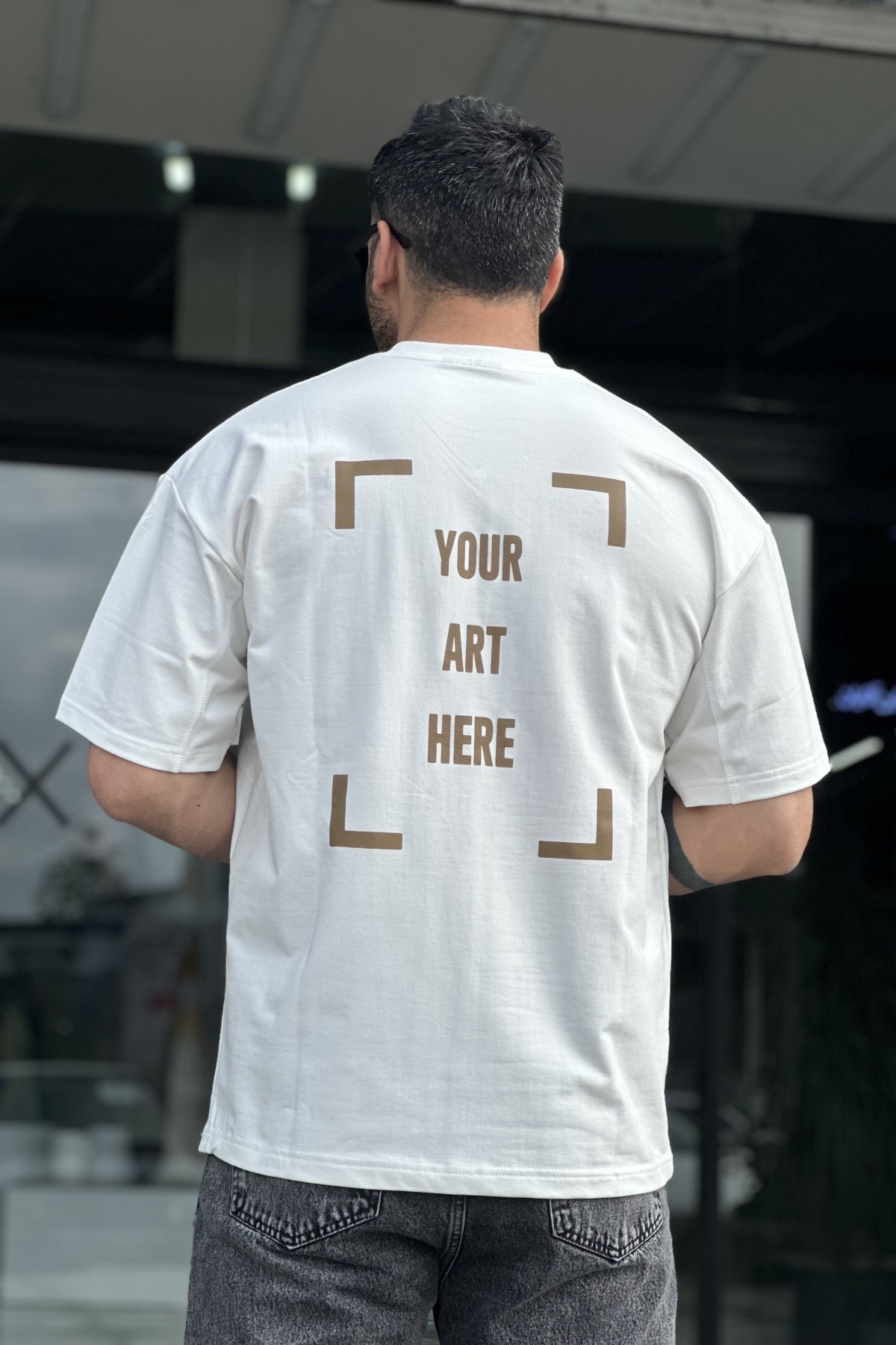 تیشرت YOUR ART HERE دورس 2نخ (9932)