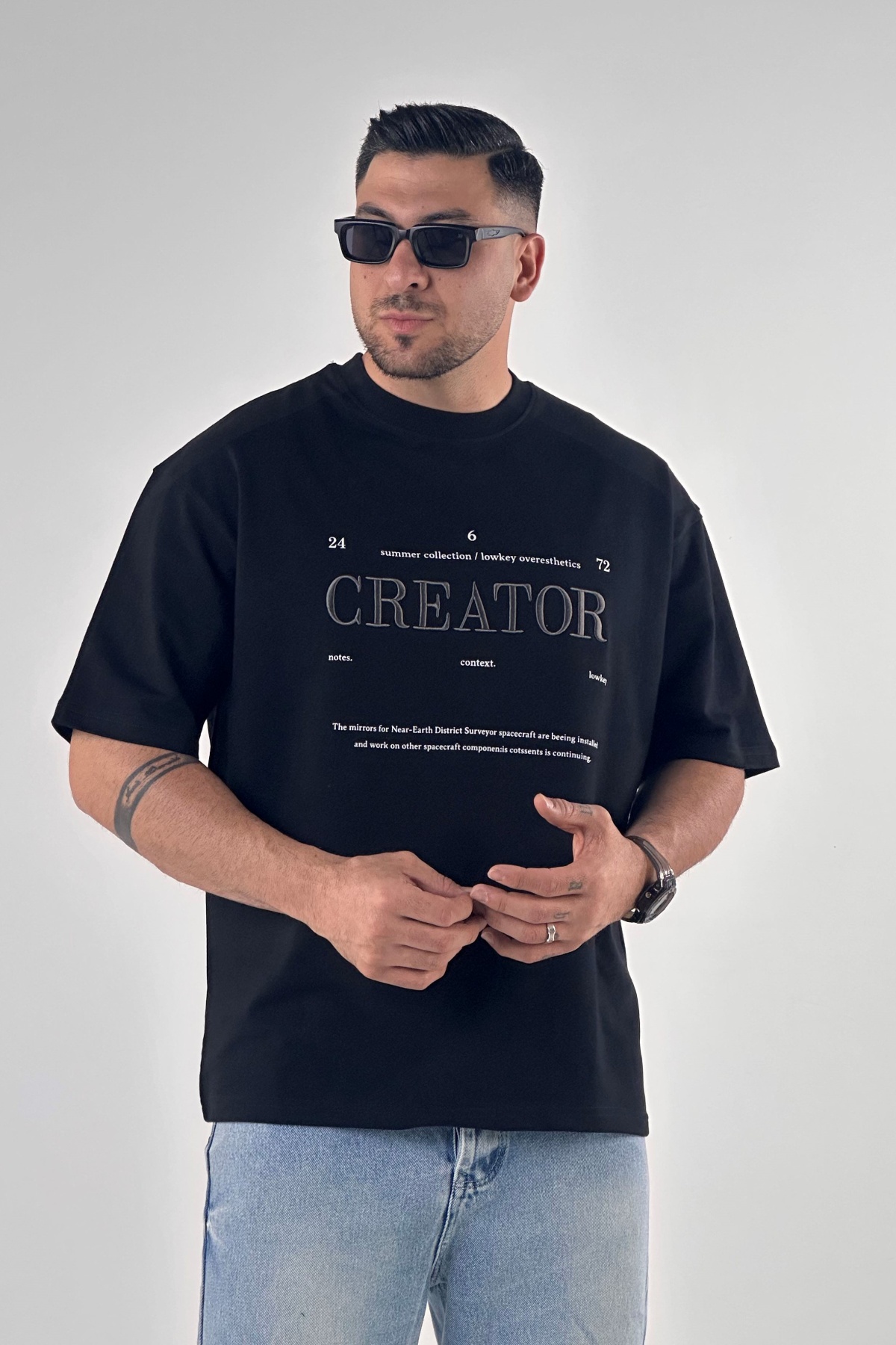 تیشرت گلدوزی CREATOR ماکان (9977)