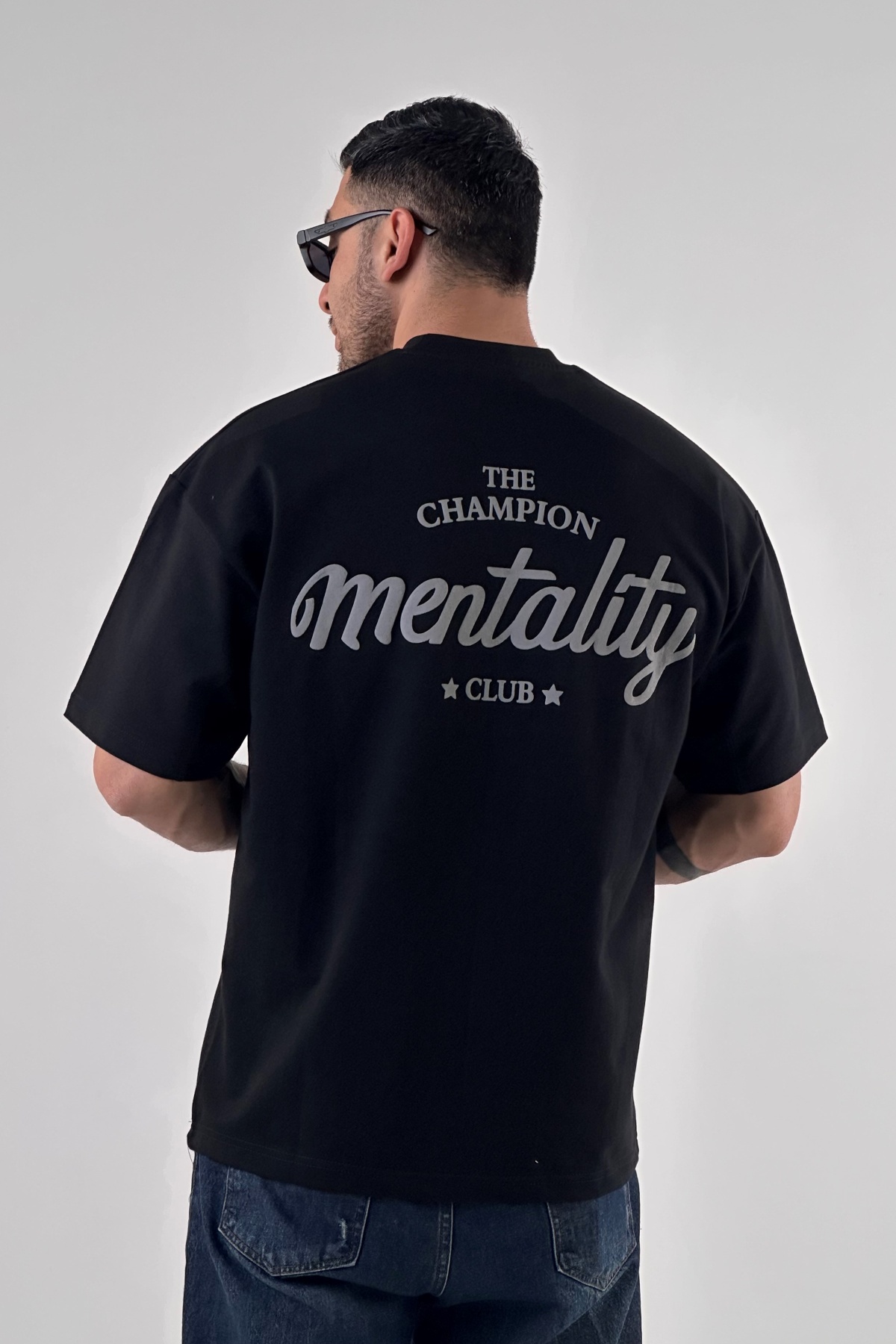 تیشرت چاپ Mentality دو نخ (9934)