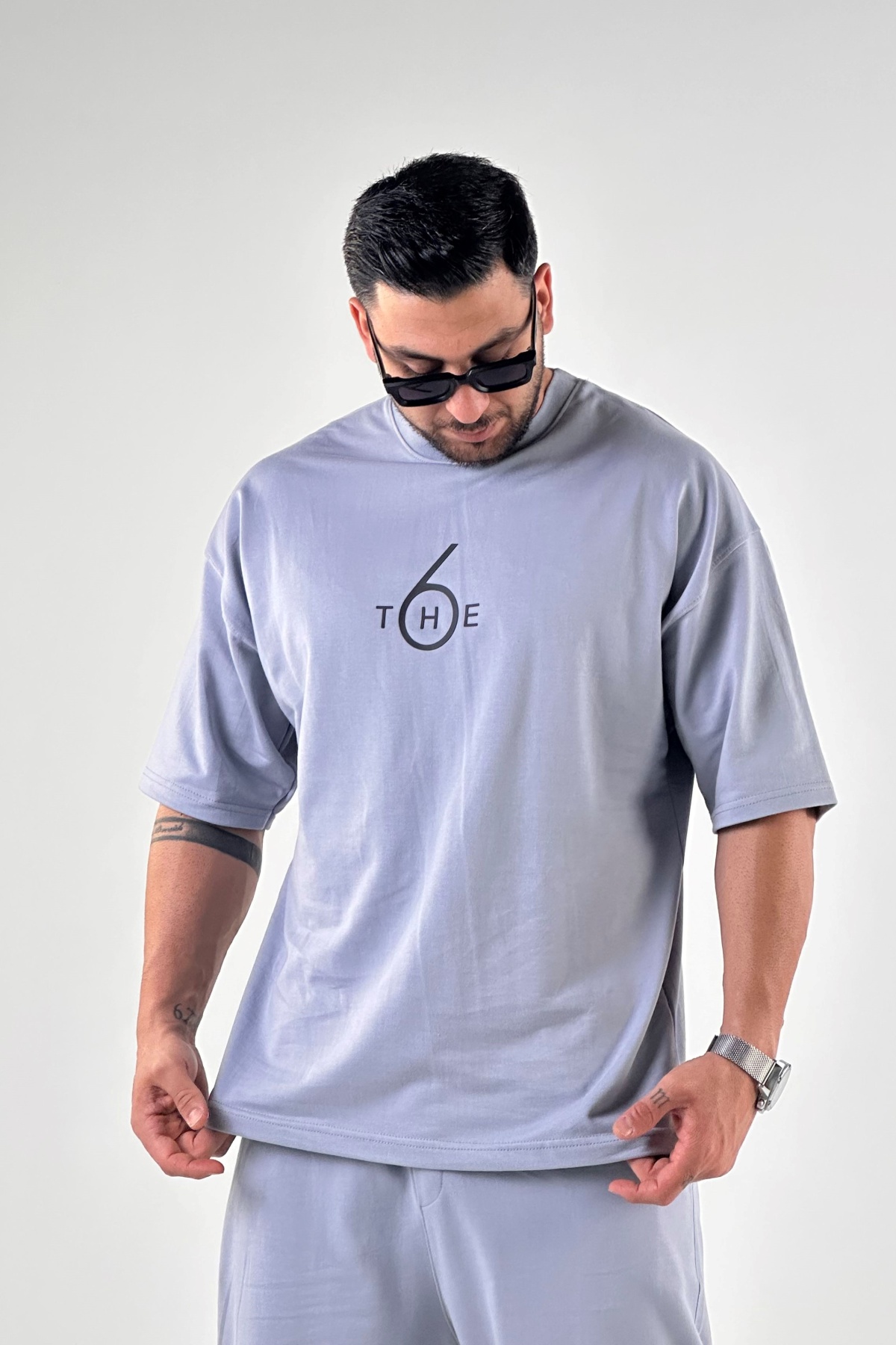 تیشرت شلوارک the 6 دو نخ  (9982)