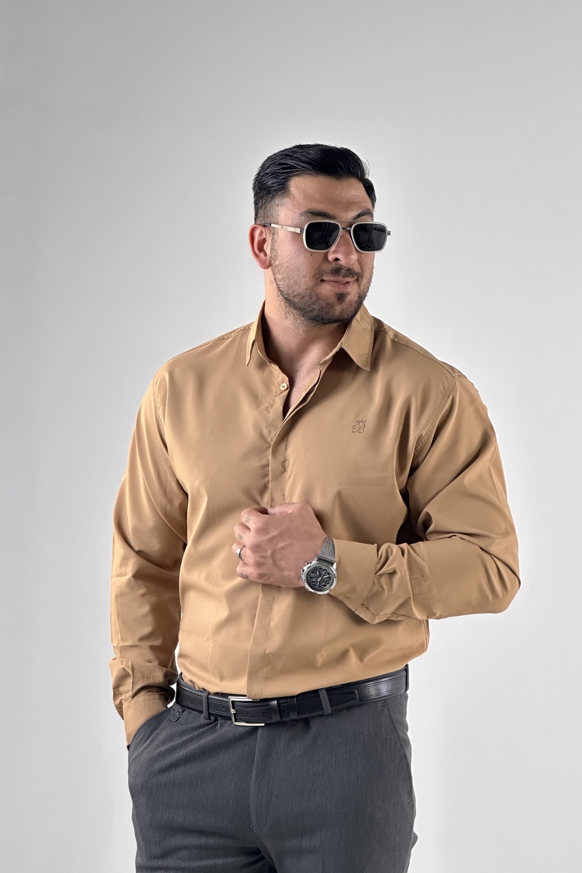 پیراهن آستین بلند دوشینی  (9267)
