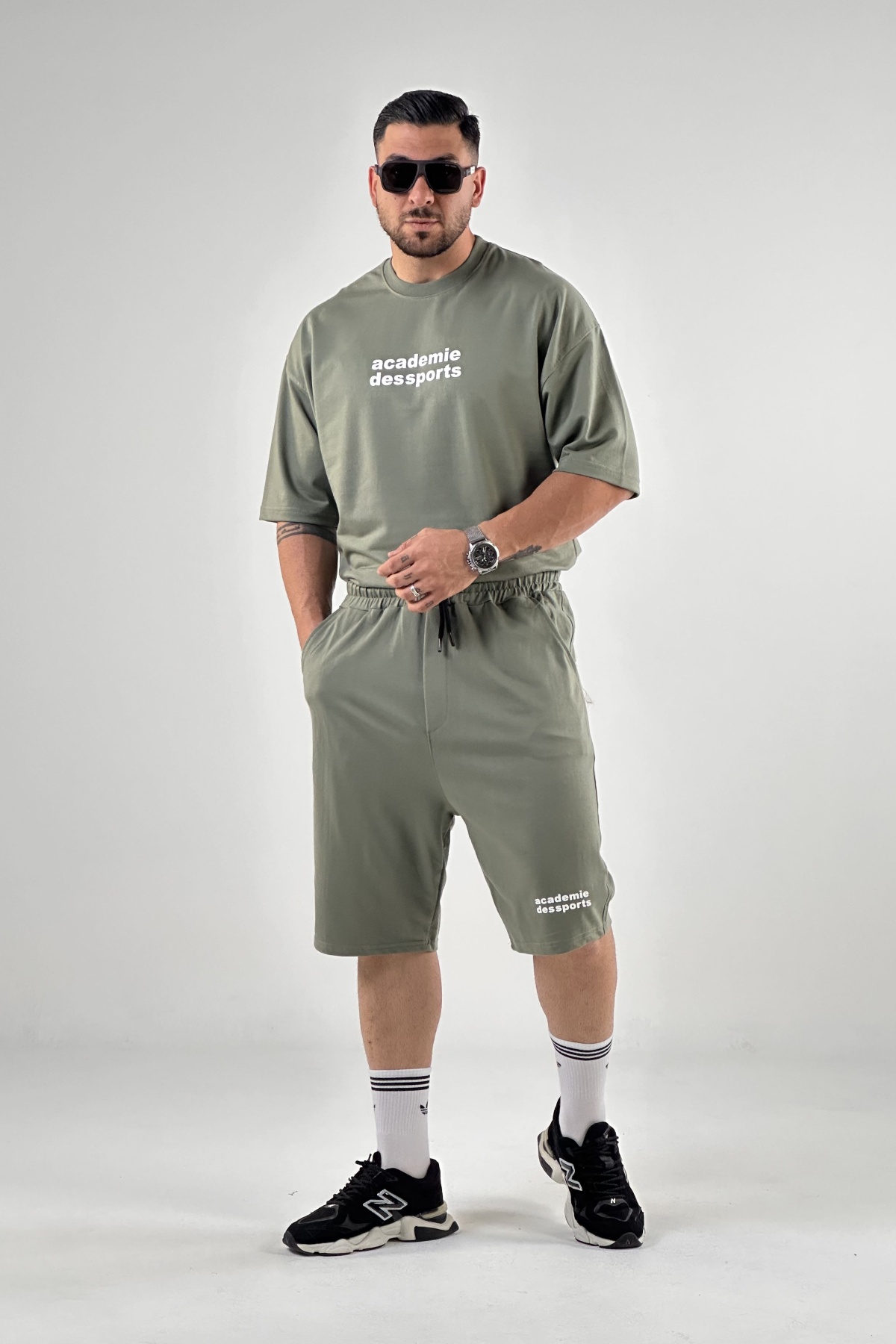ست تیشرت شلوارک academie aessports  دونخ (9984)