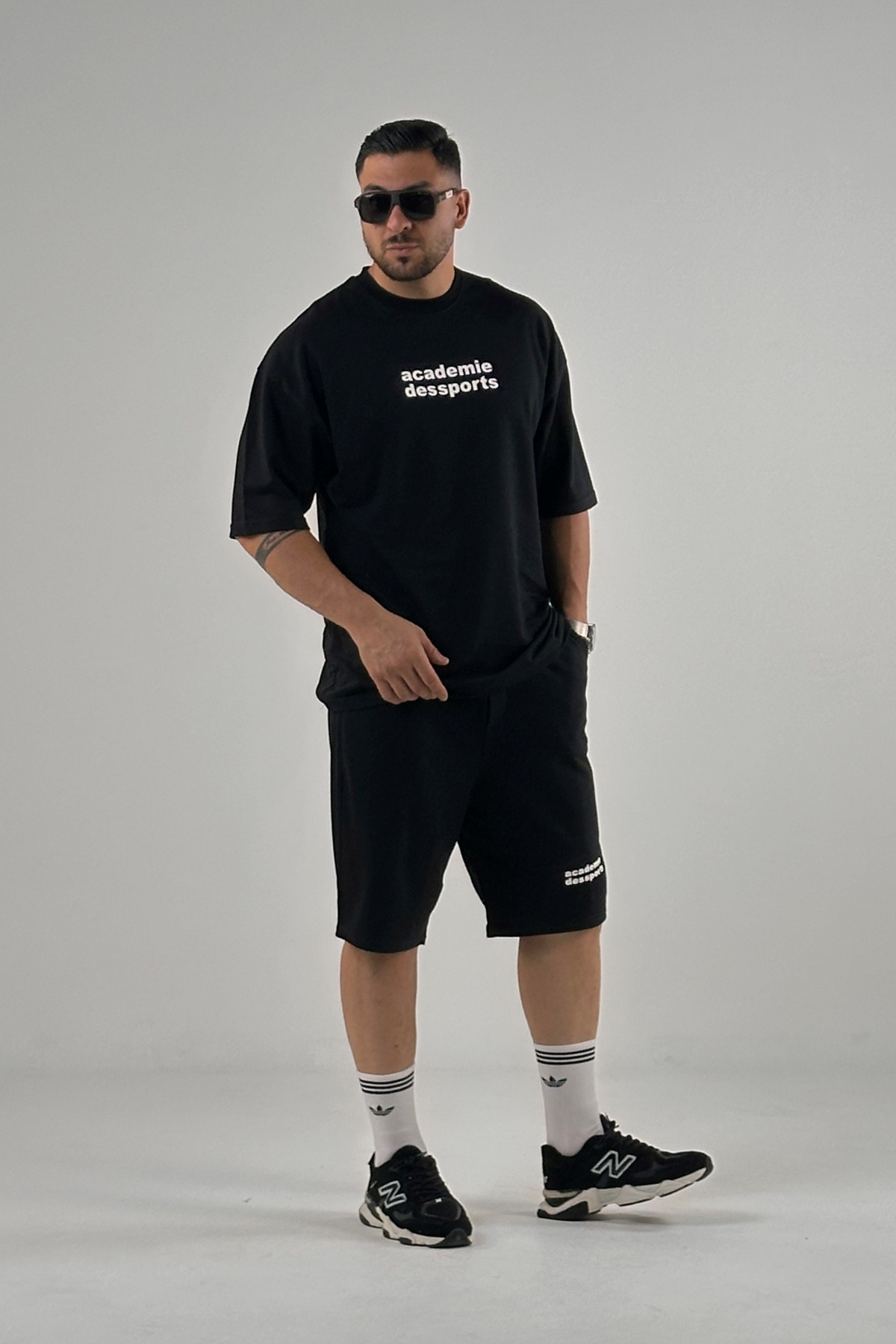 ست تیشرت شلوارک academie aessports  دونخ (9984)