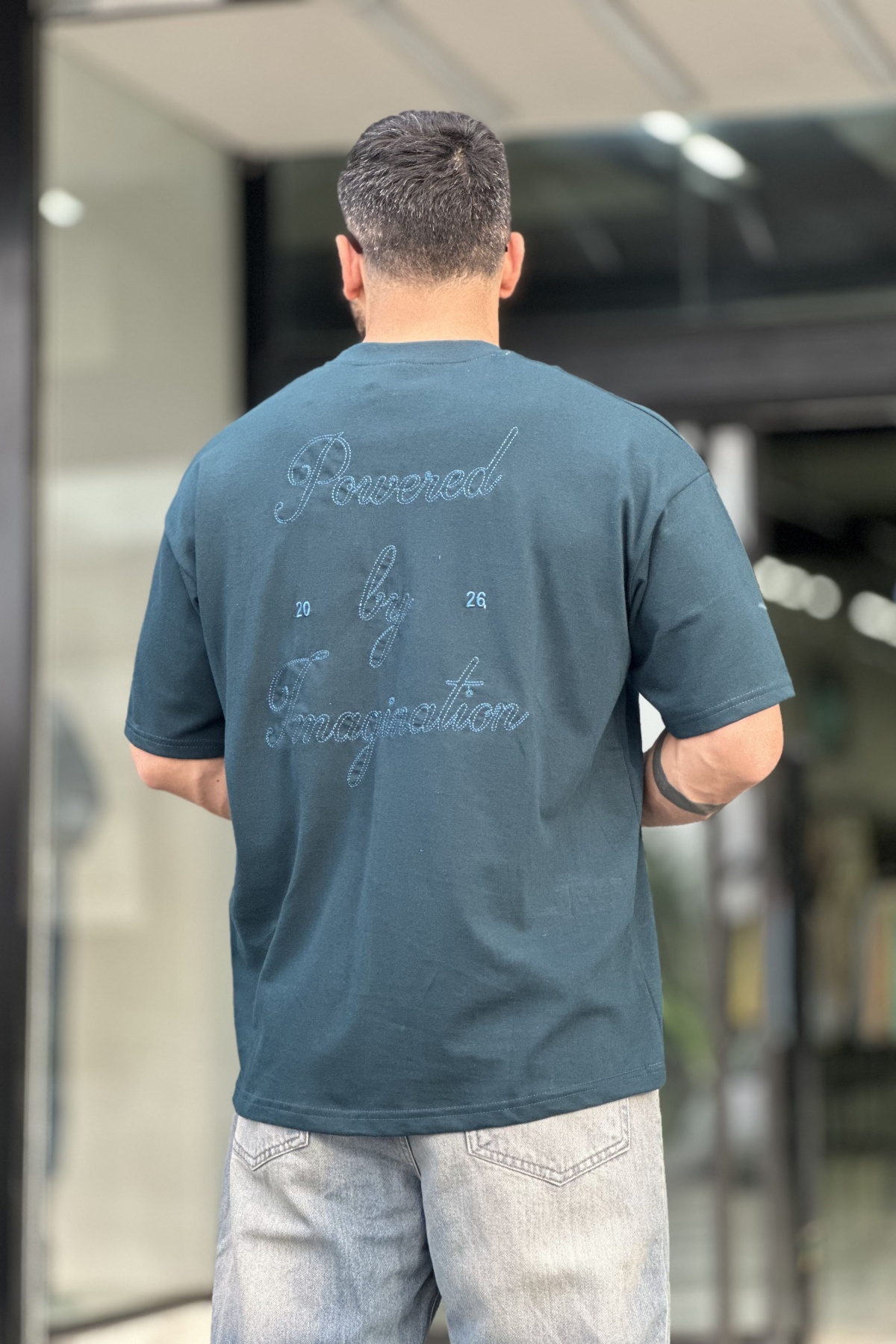 تیشرت گلدوزی Pawerd  پنبه (10024)