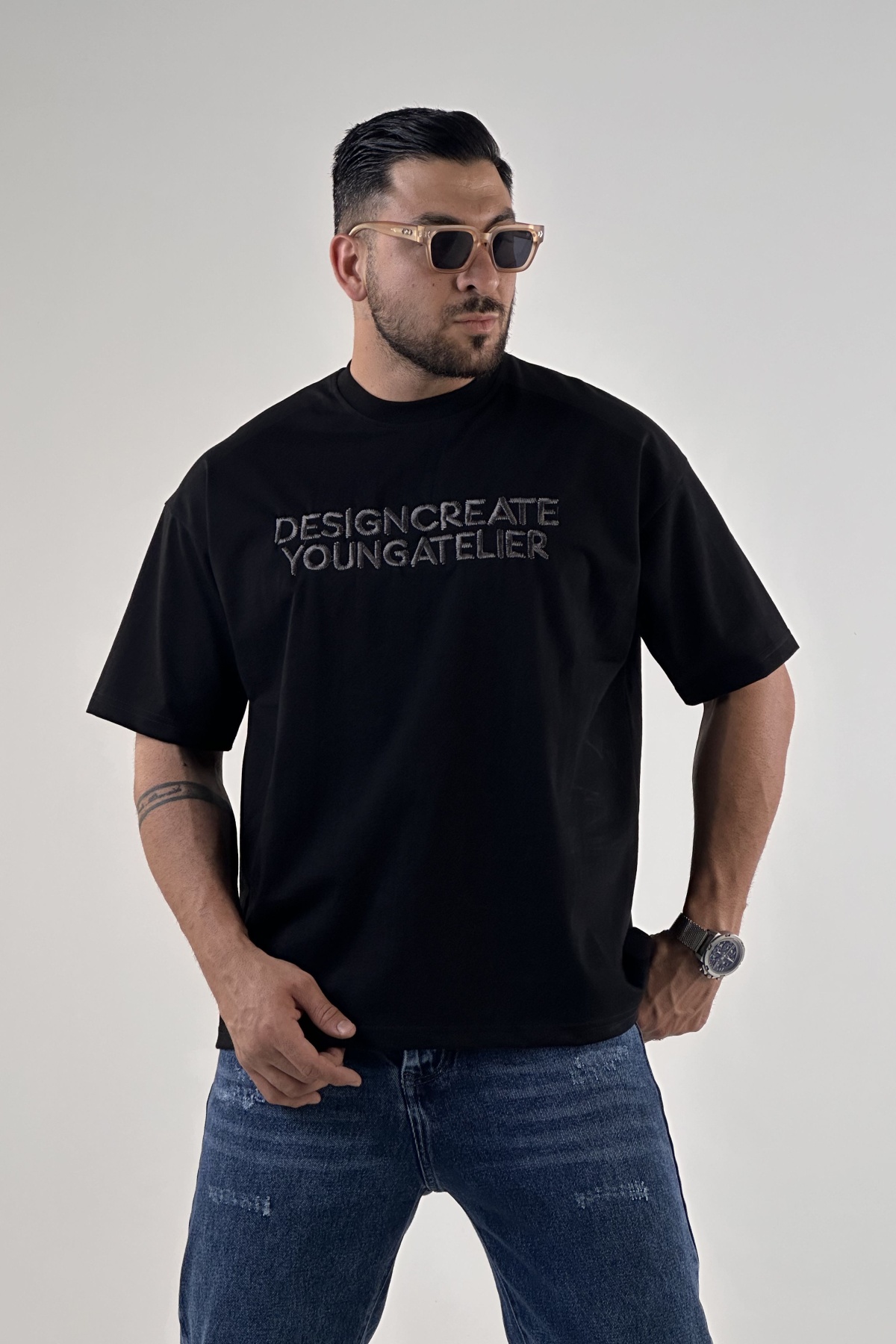 تیشرت DESIGNCREATE گلدوزی (10020)
