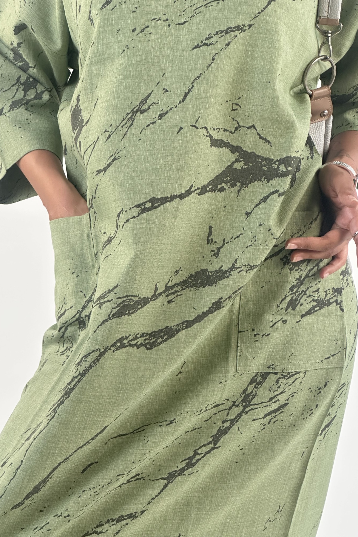 پیراهن بلند طرحدار (9876)