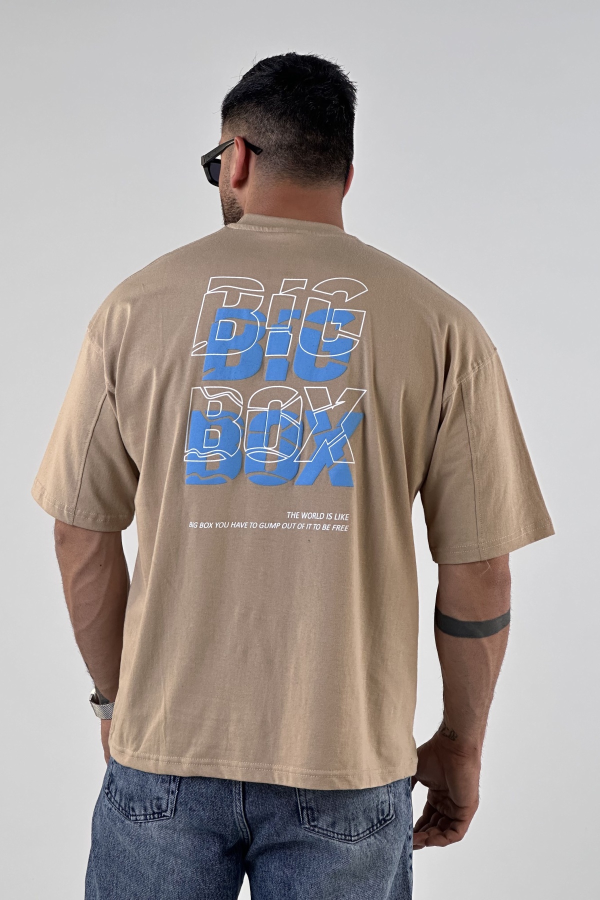 تیشرت چاپ BIG BOX پنبه  (10127)
