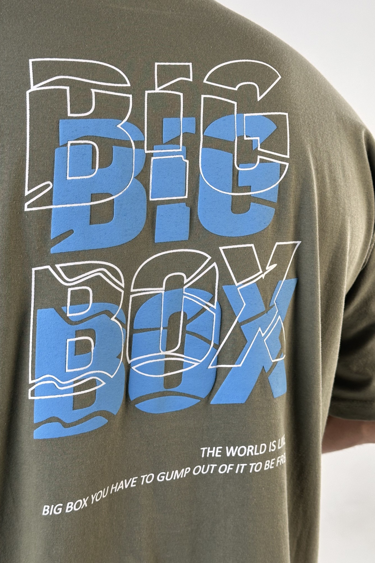 تیشرت چاپ BIG BOX پنبه  (10127)