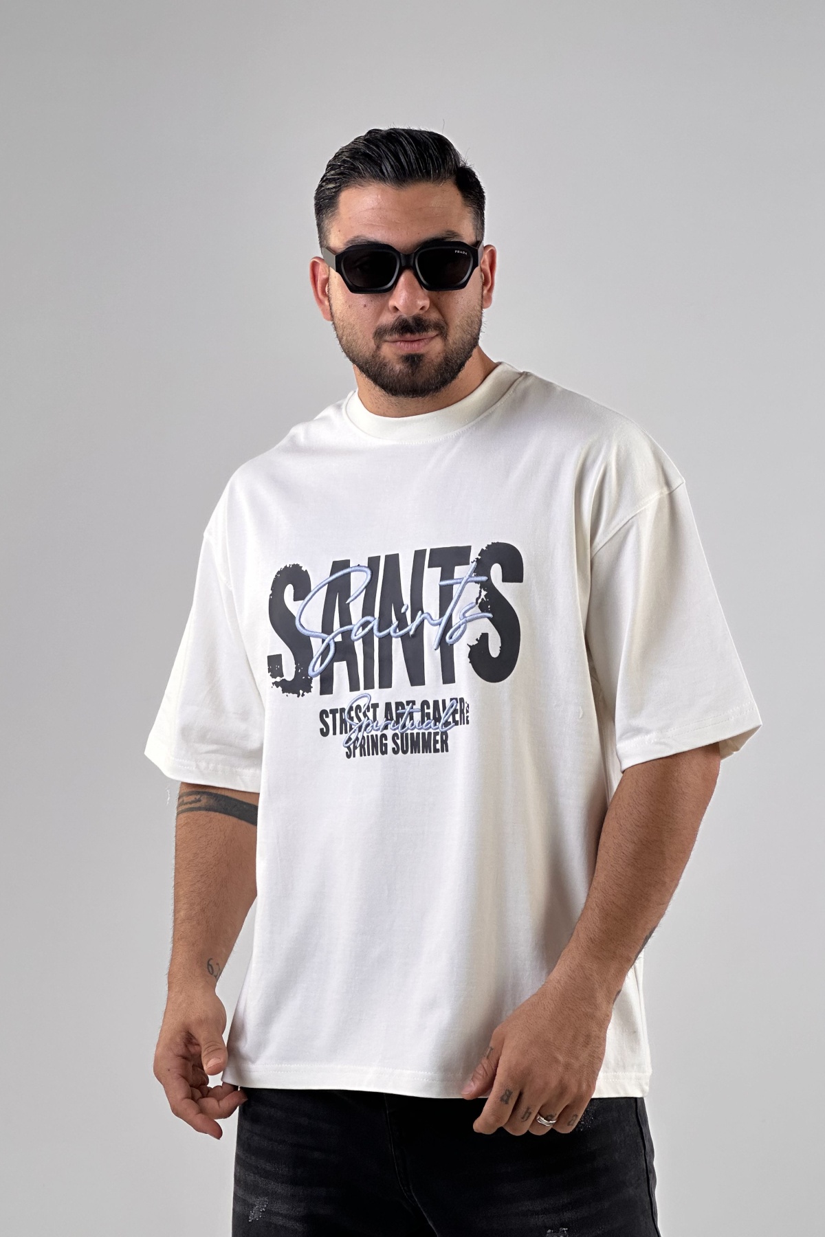 تیشرت چاپ SAINTS ماکان (10308)
