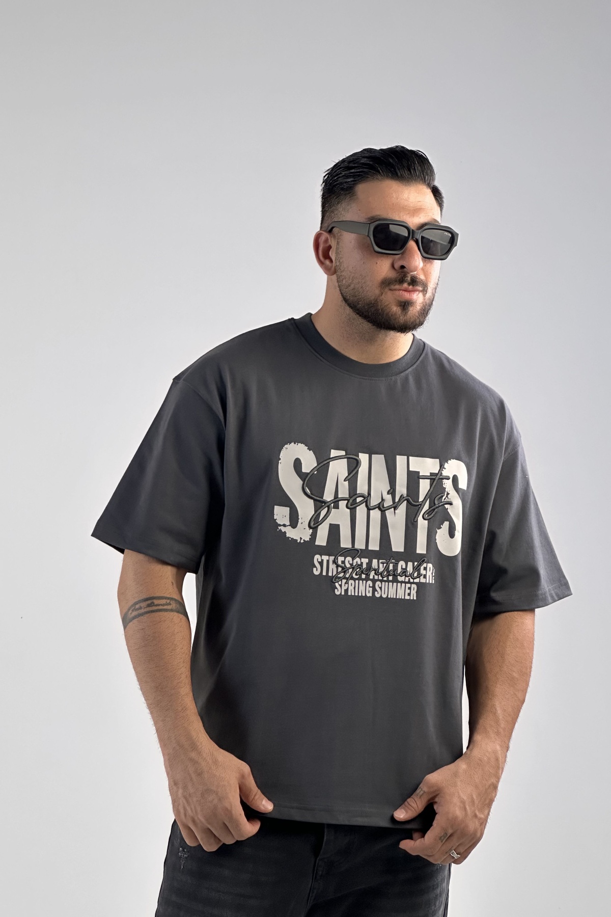 تیشرت چاپ SAINTS ماکان (10308)